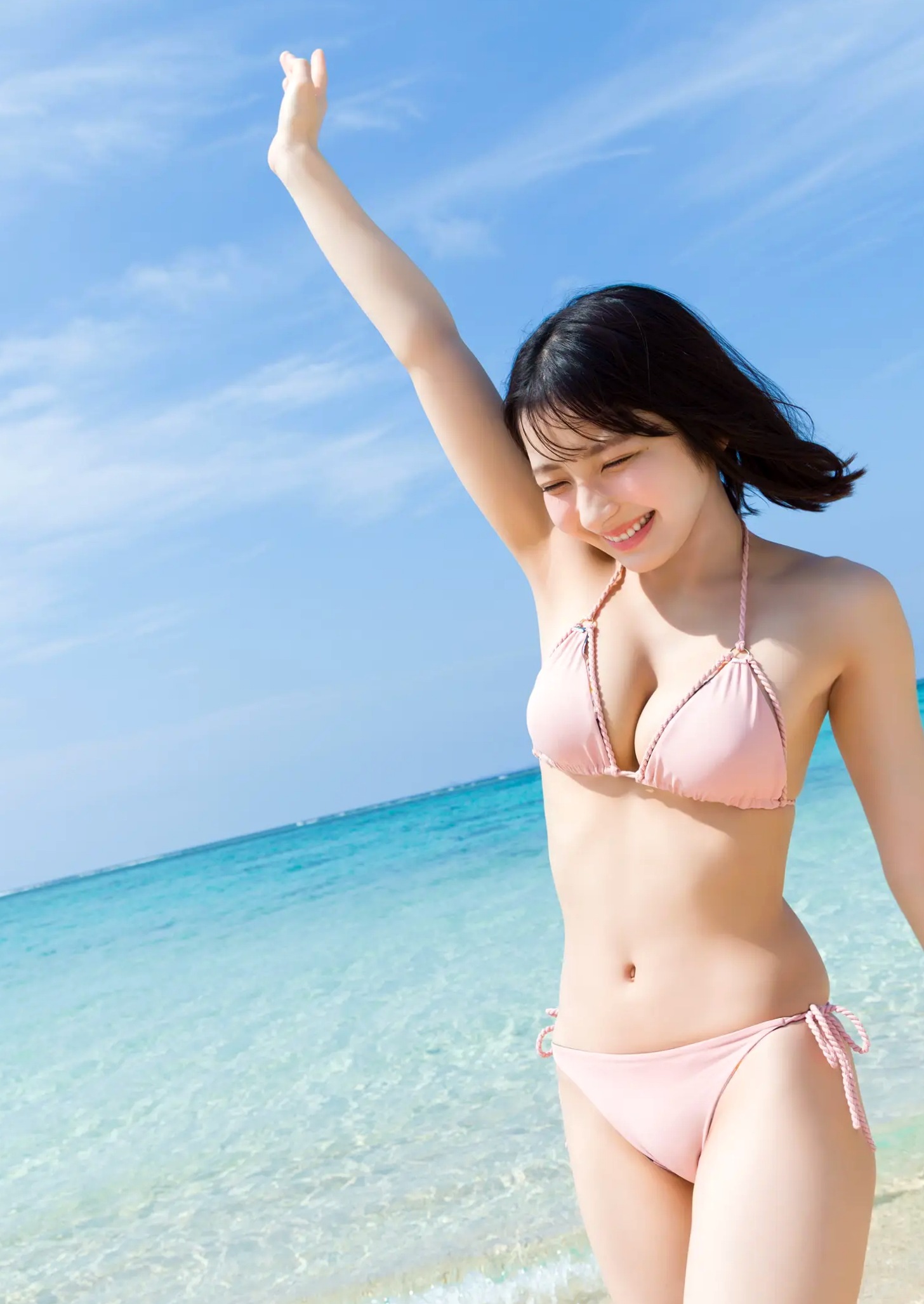 《十味 - We’re waiting for you!!!》日本美少女海边泳池湿身比基尼写真