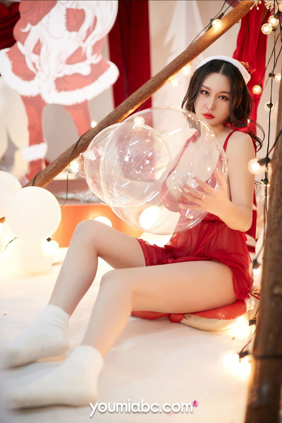尤蜜Youmi 2019.12.24 尤蜜合辑 情聚圣诞