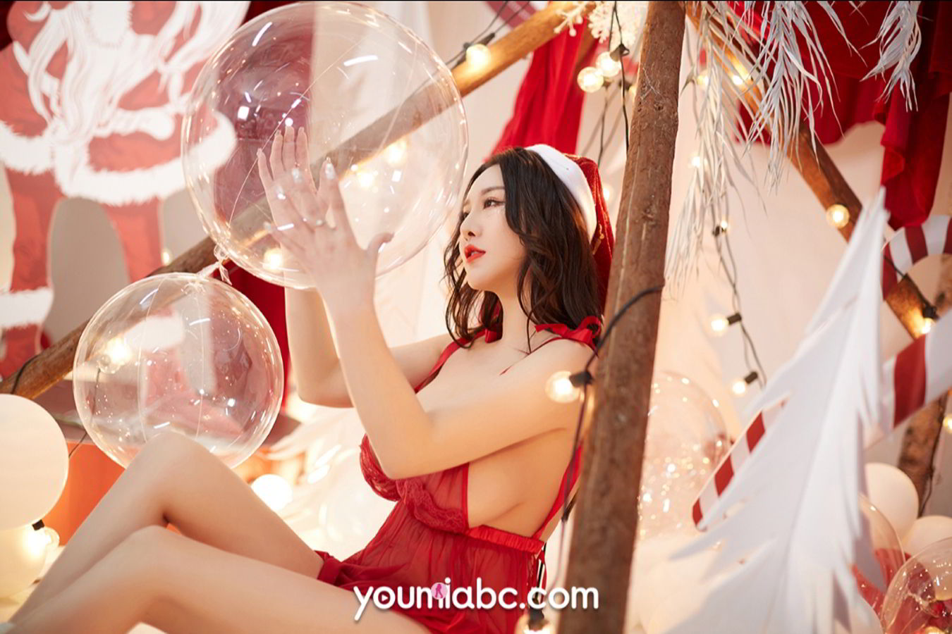 尤蜜Youmi 2019.12.24 尤蜜合辑 情聚圣诞