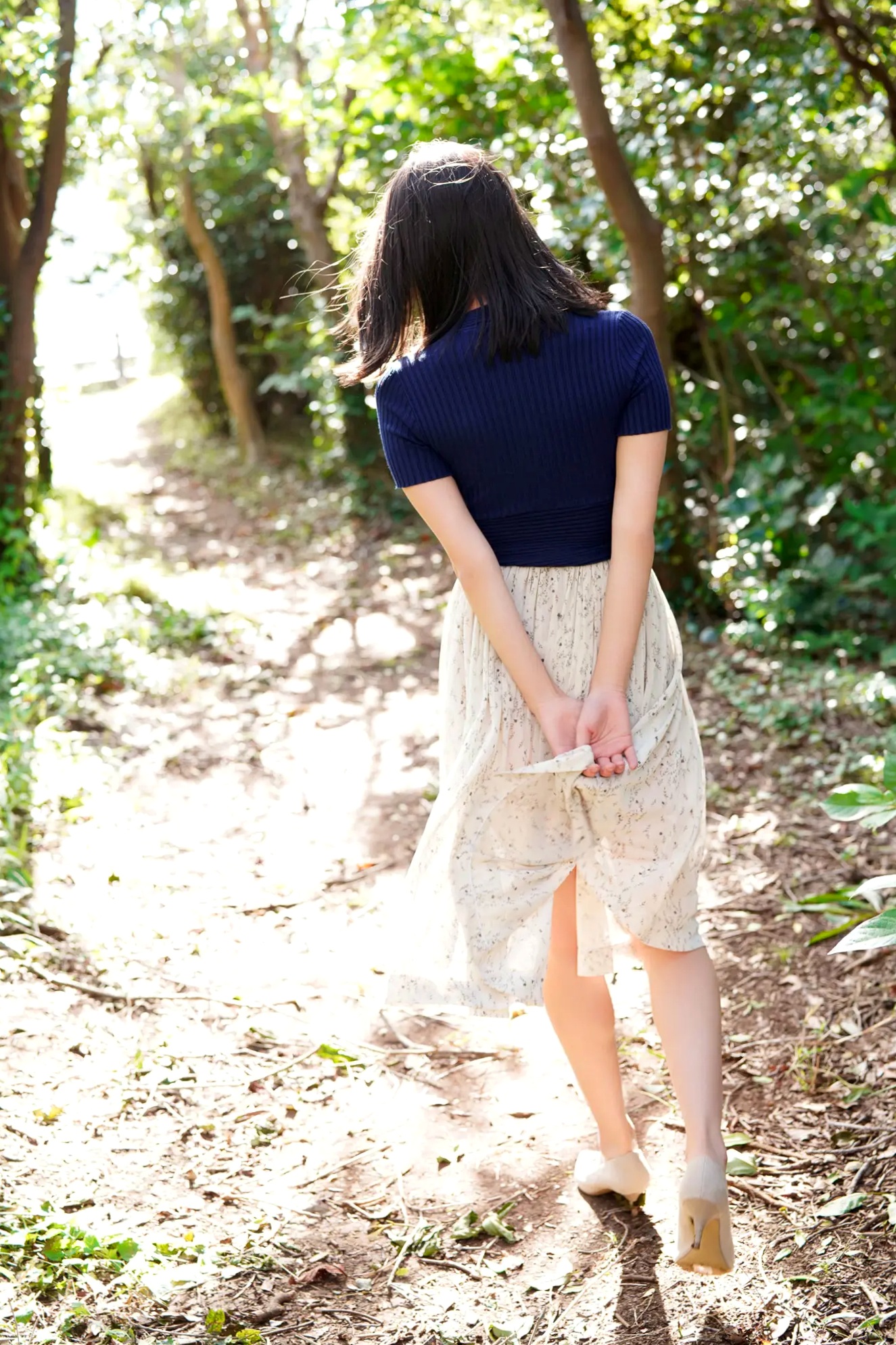 奈月セナ - たまゆら 花鳥風月 户外森林湿身私房写真精选