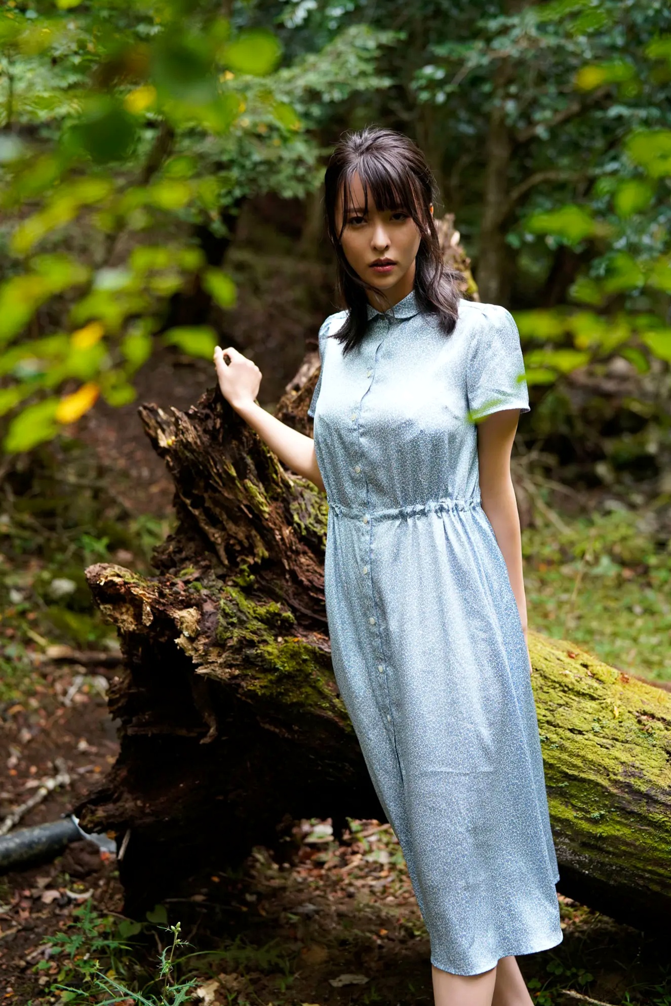 奈月セナ - たまゆら 花鳥風月 户外森林湿身私房写真精选