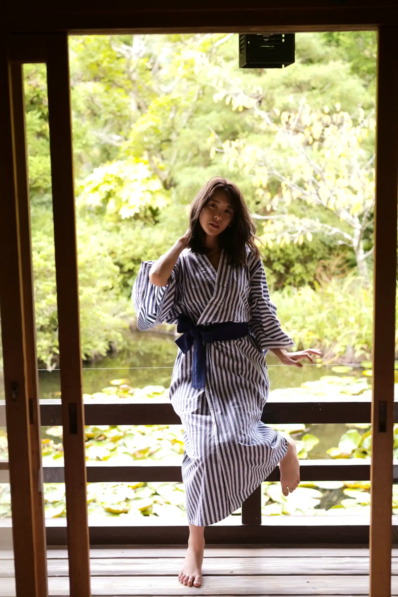 奈月セナ - たまゆら 花鳥風月 户外森林湿身私房写真精选