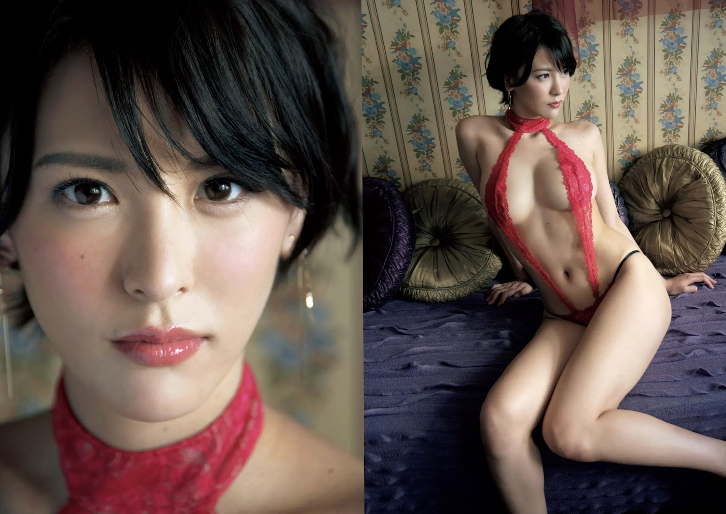 奈月セナ - Sena Style,短发气质女神户外写真,性感比基尼与都市冷艳风格,极致身材诱惑,尽显野性美感