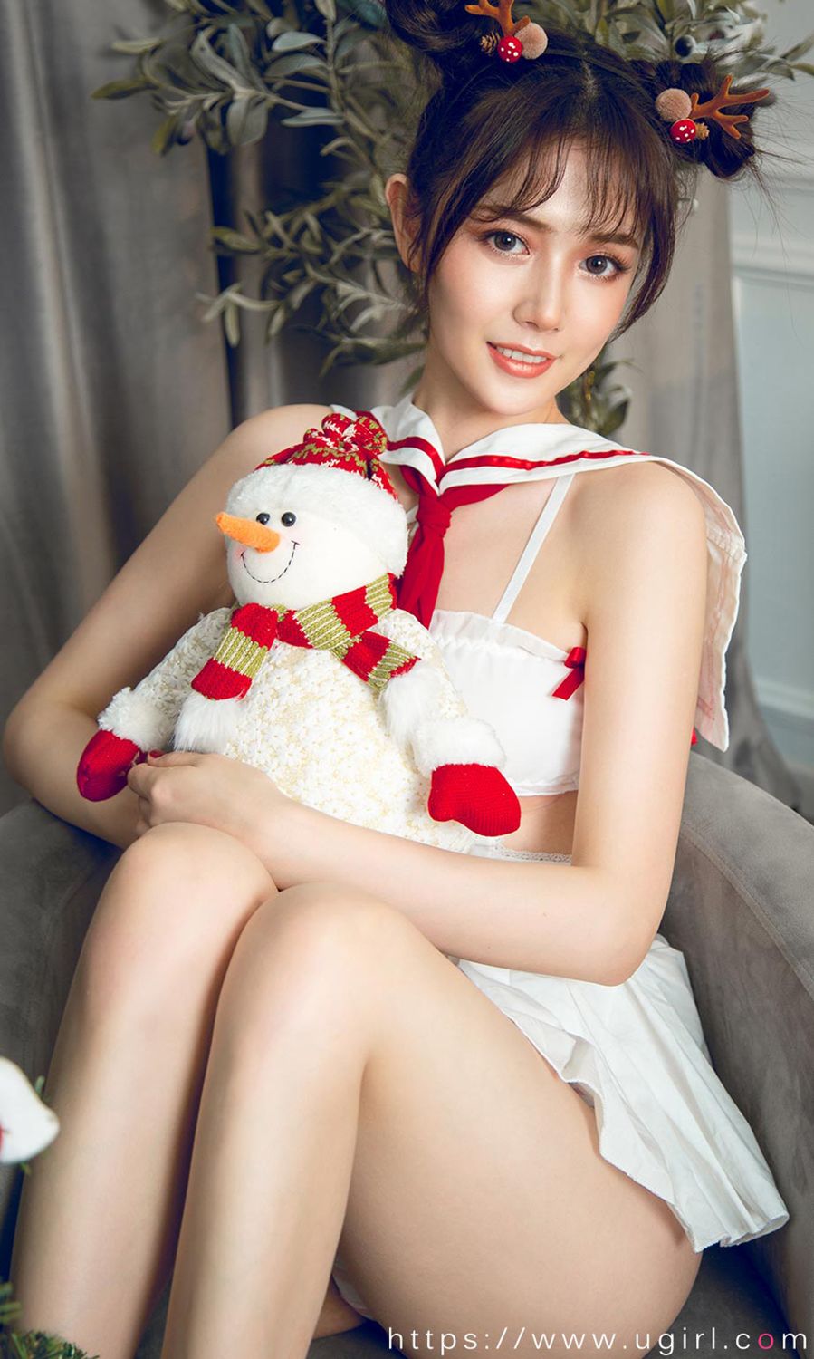 唐小糖的节日狂欢 制服少女圣诞秀