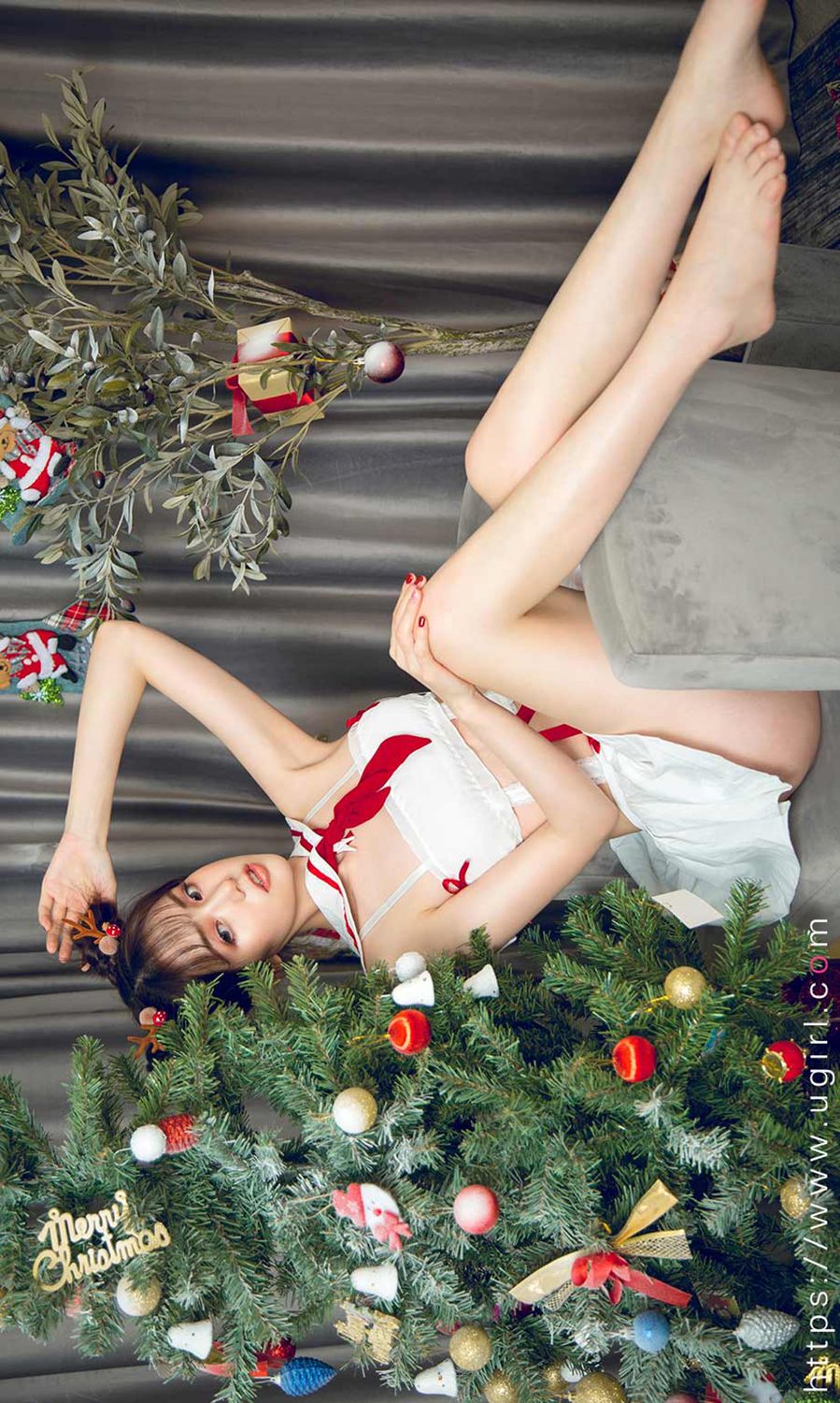 唐小糖的节日狂欢 制服少女圣诞秀