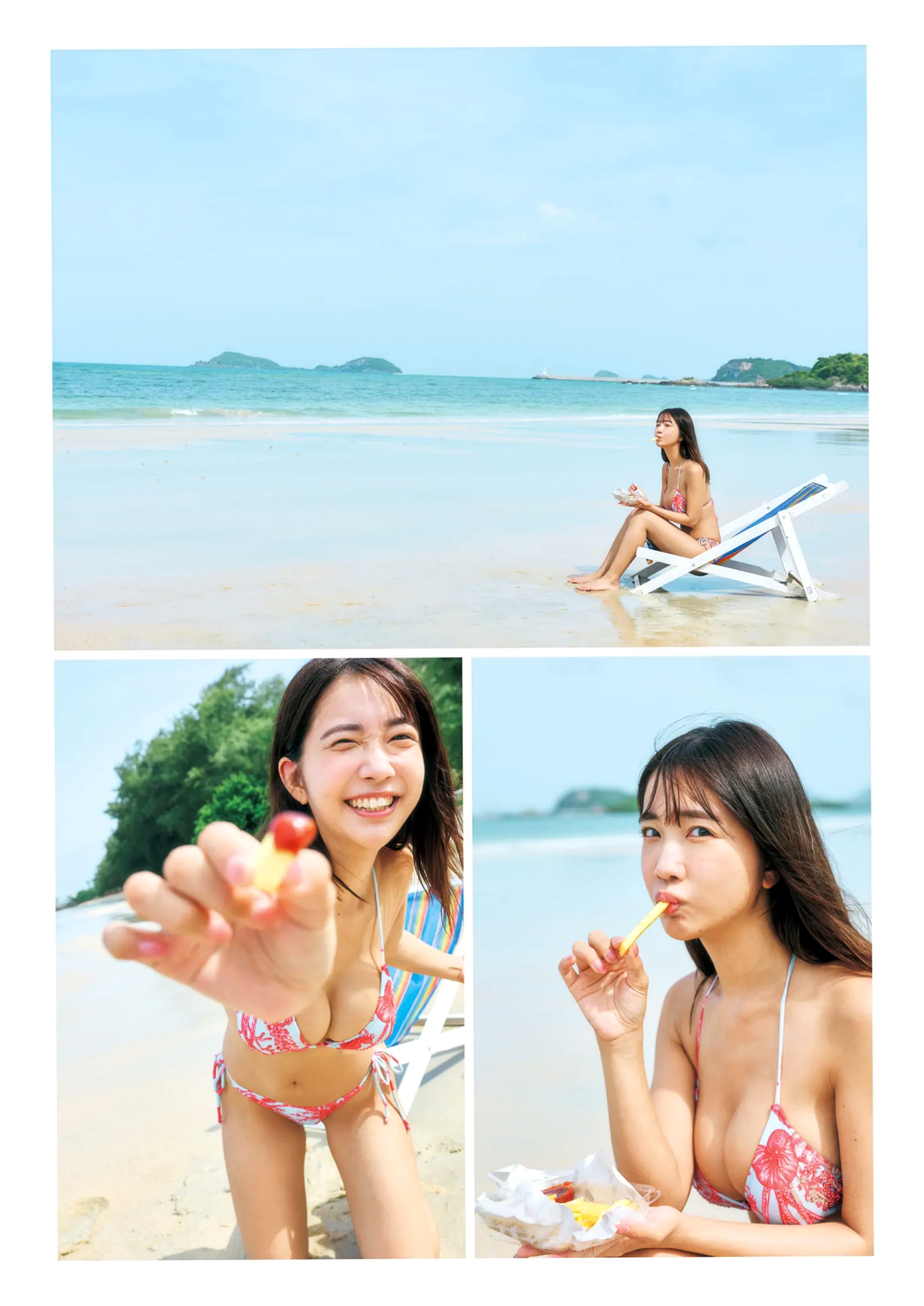 天羽希純 - BONUS 海边沙滩性感比基尼写真 阳光治愈写真