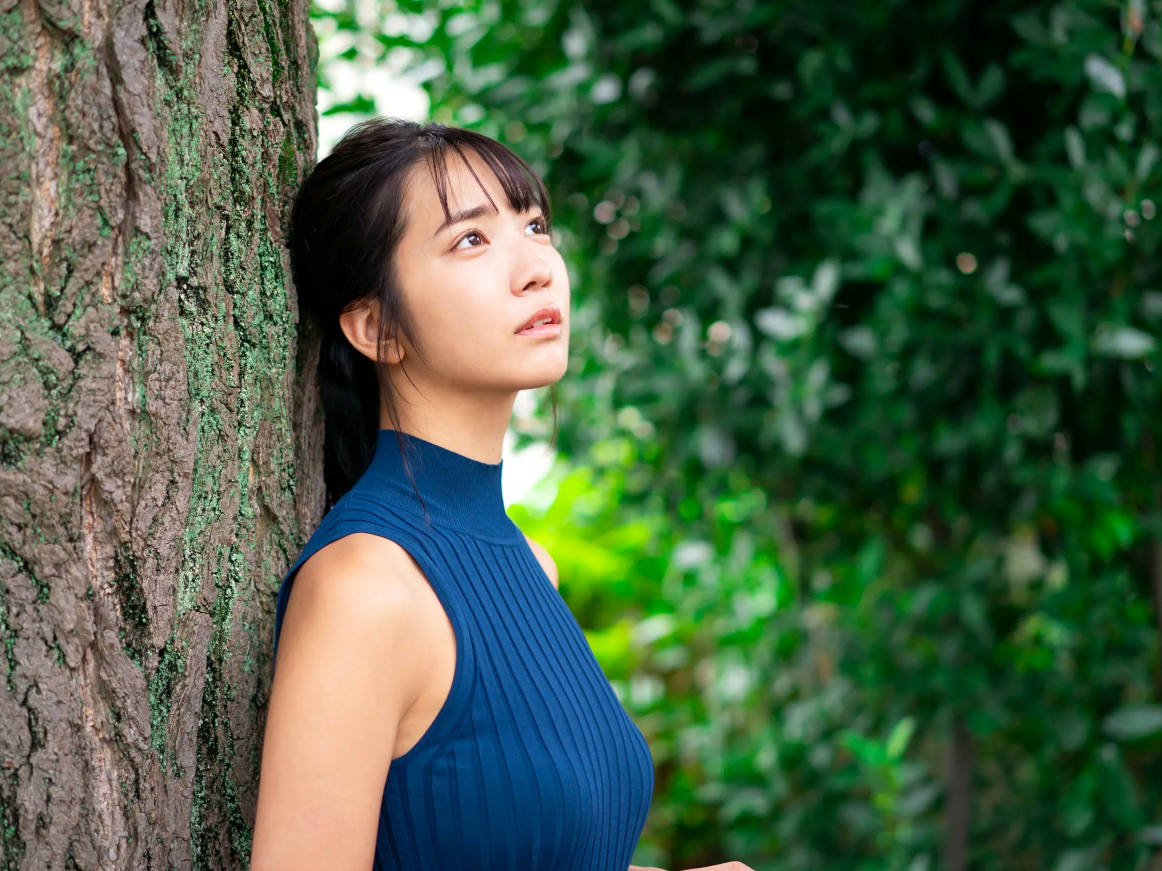天羽希純 - 钱汤玩耍日系清纯性感写真 黑色泳衣甜美治愈