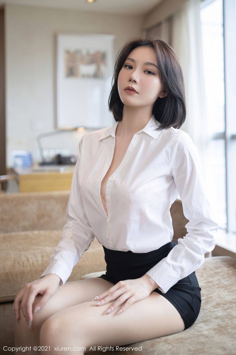 安然Maleah的职业装 浑然天成完美搭配