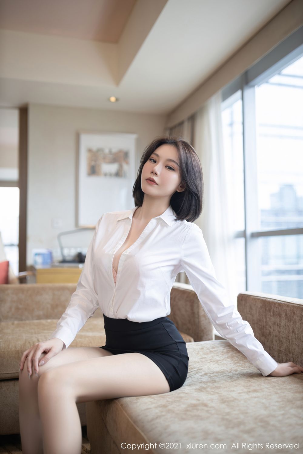 安然Maleah的职业装 浑然天成完美搭配