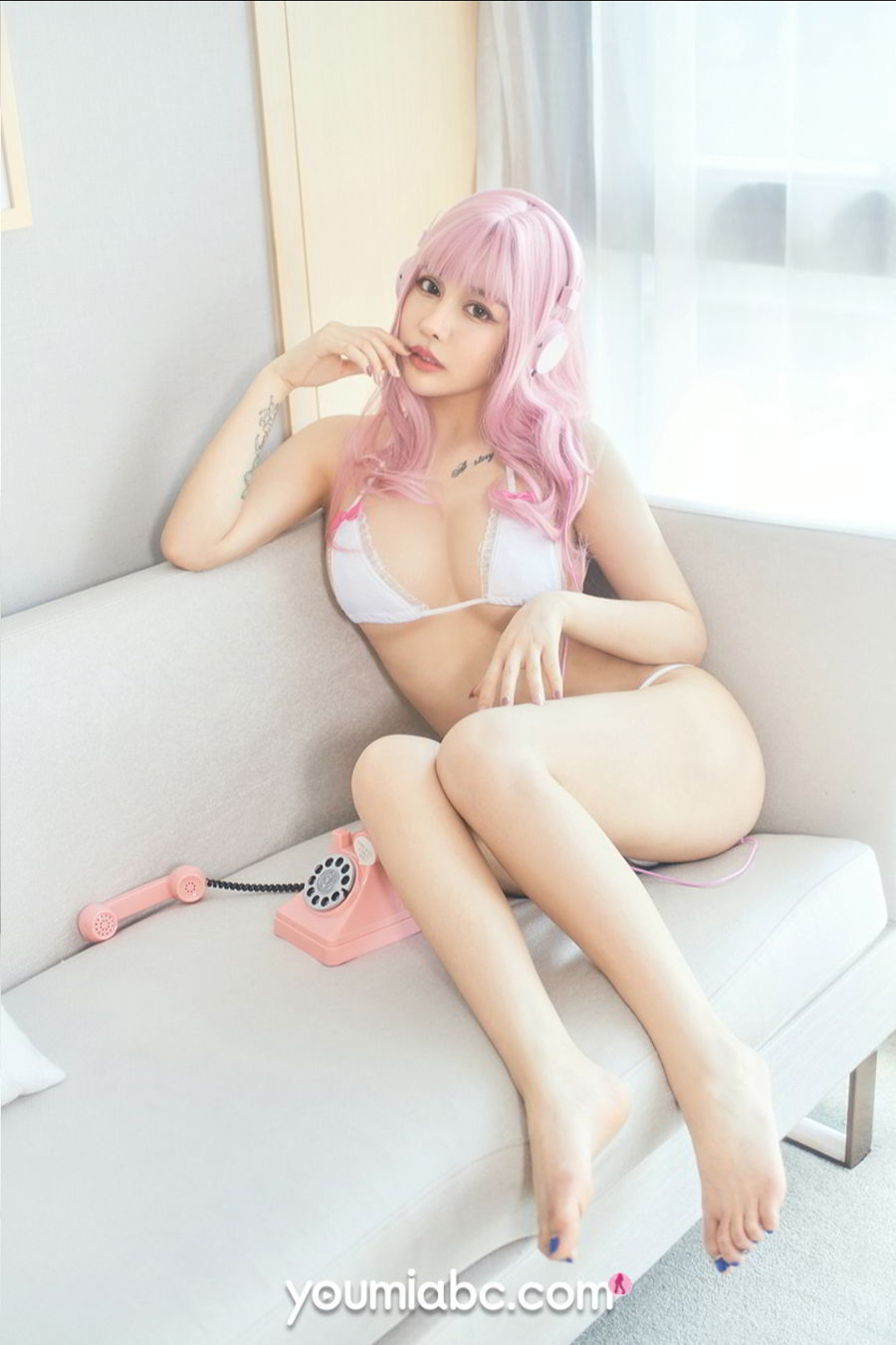 尤蜜Youmi 2019.12.17 可可 粉色甜心