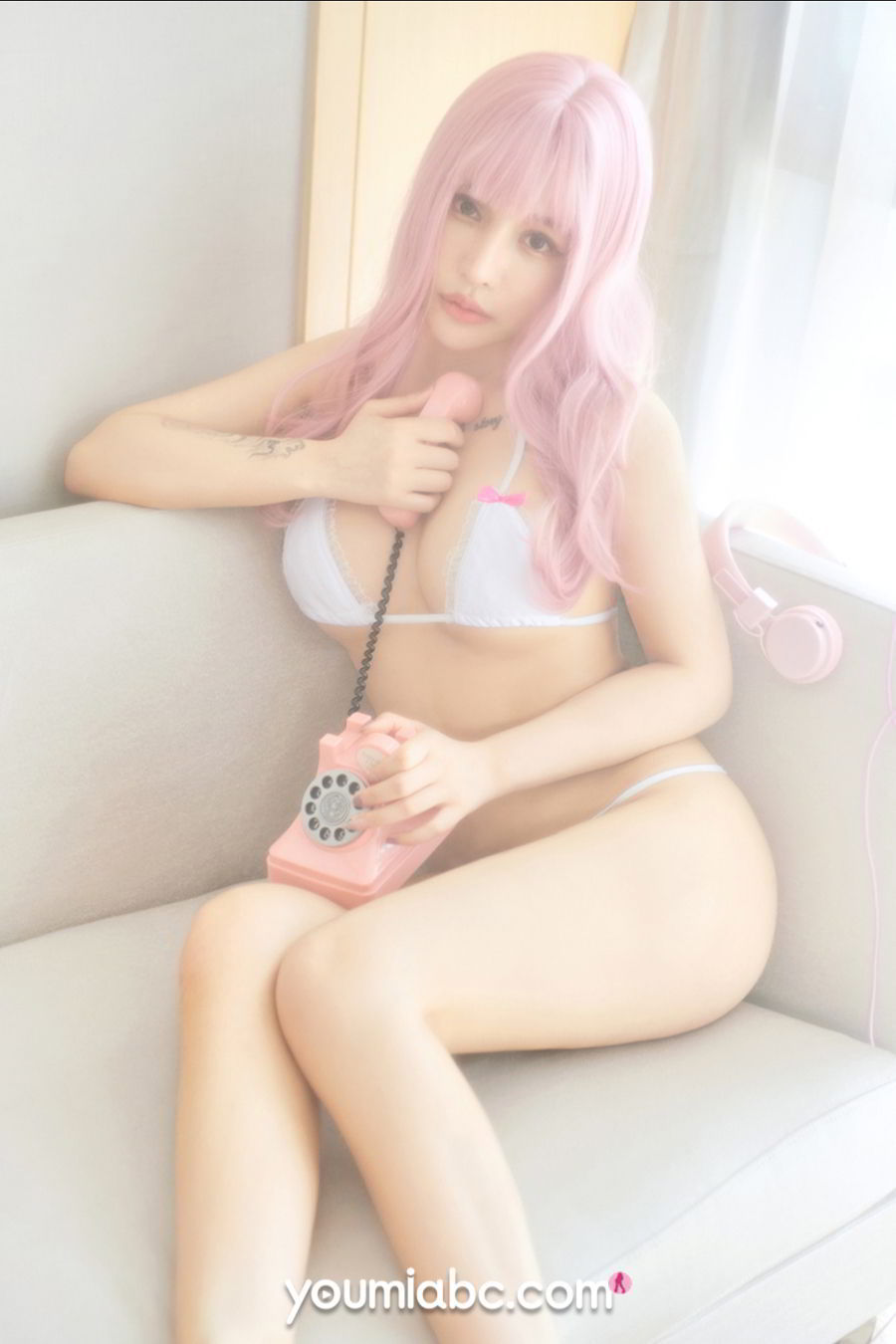 尤蜜Youmi 2019.12.17 可可 粉色甜心