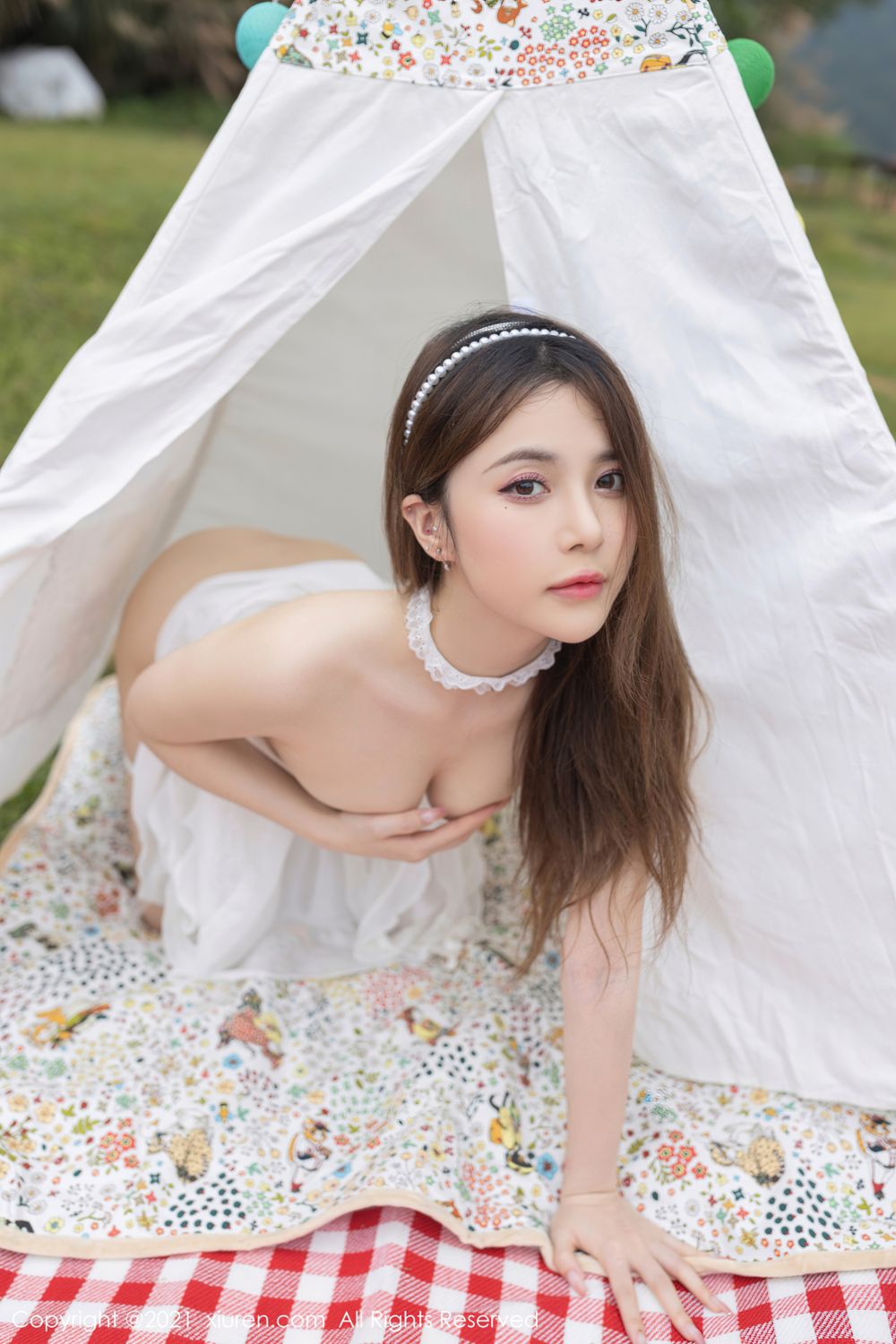 唯美动人鱼子酱Fish 湖畔野餐主题系列
