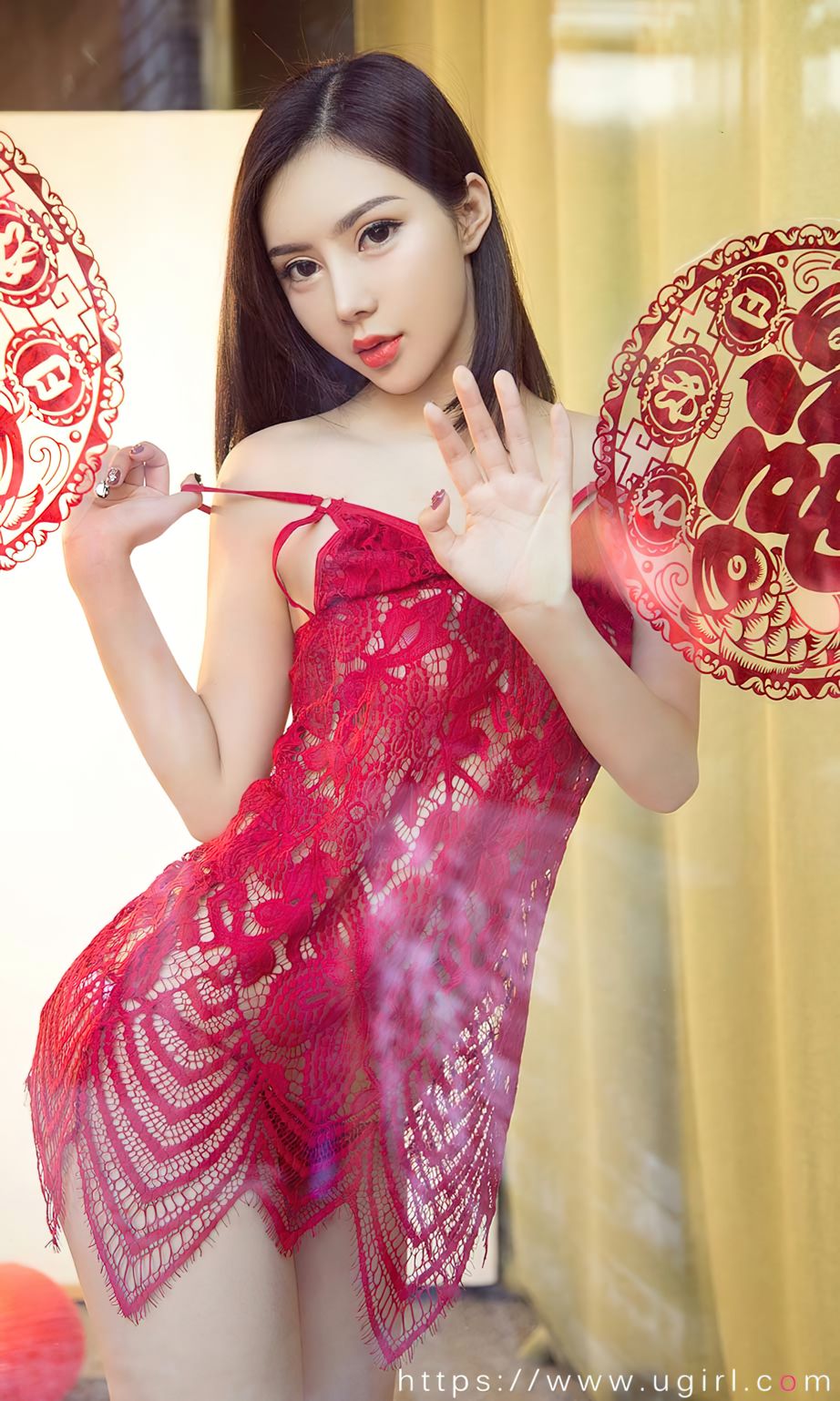 喜上媚梢尤果合集 性感一年红红火火