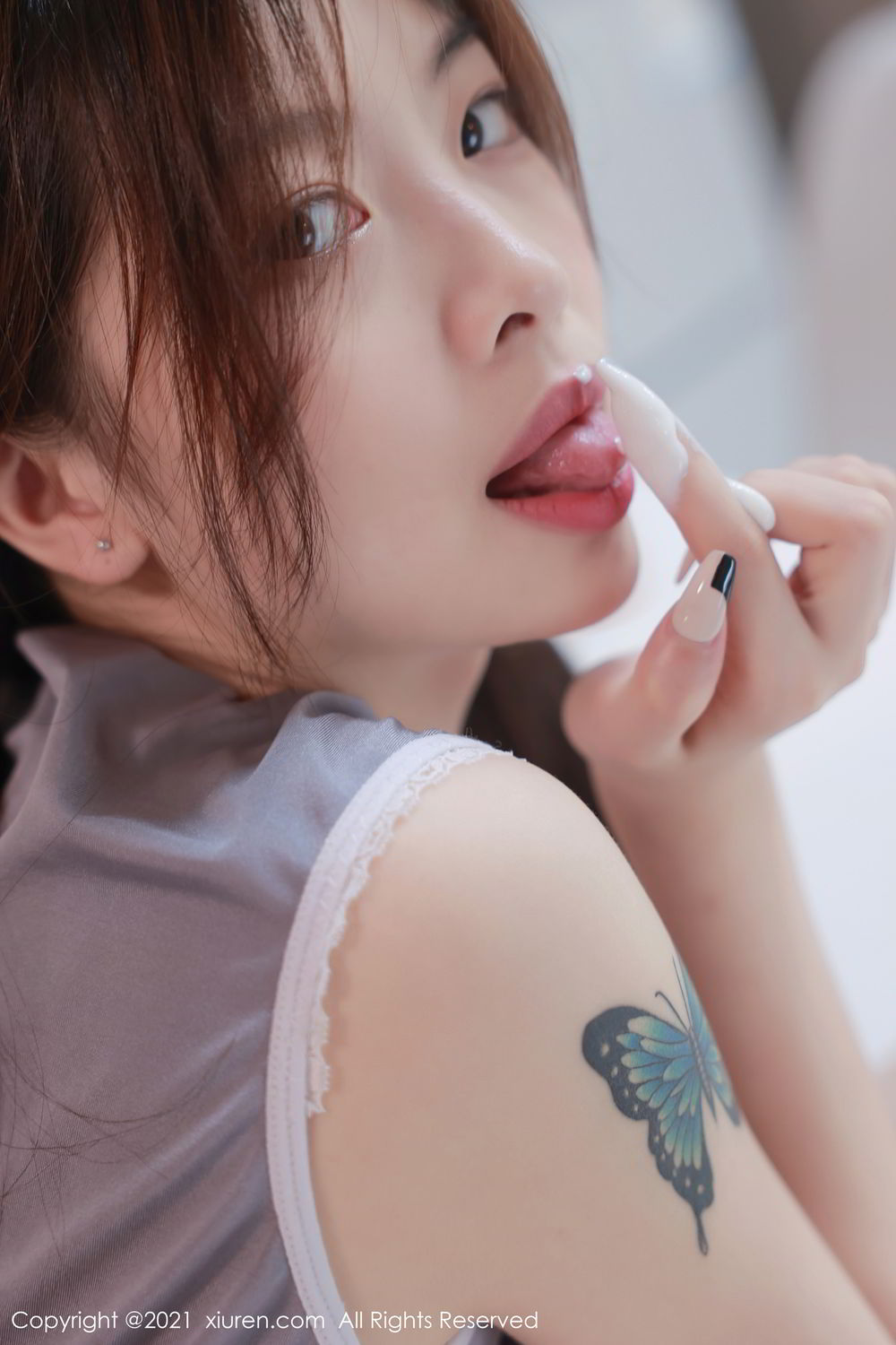 清新美女明日花桃桃 温柔可人的小女仆