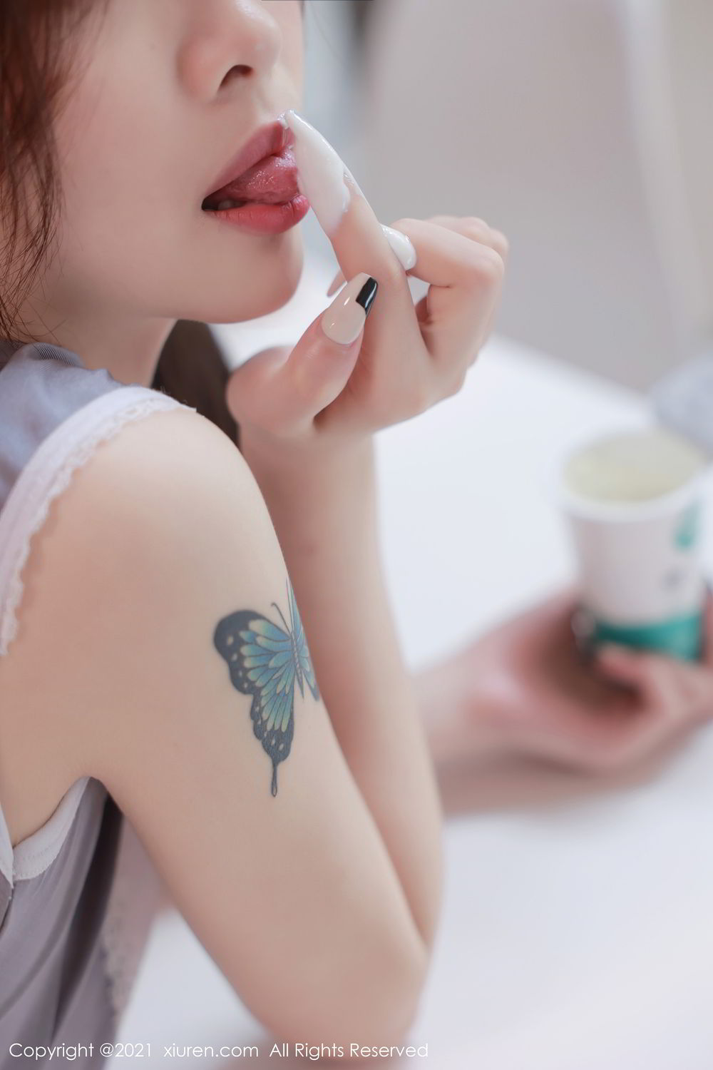 清新美女明日花桃桃 温柔可人的小女仆