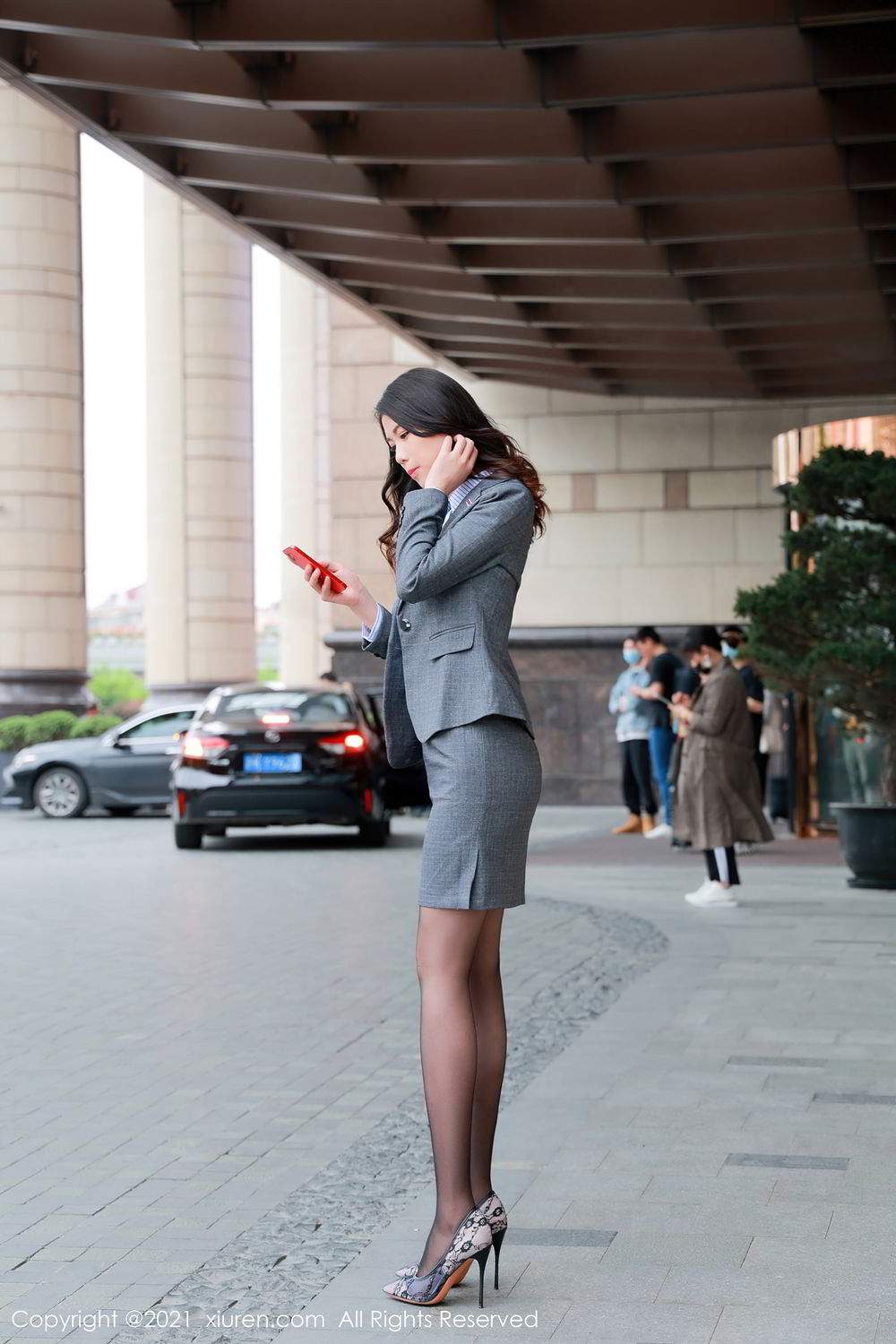 超高美女李雅柔 拿外卖剧情主题