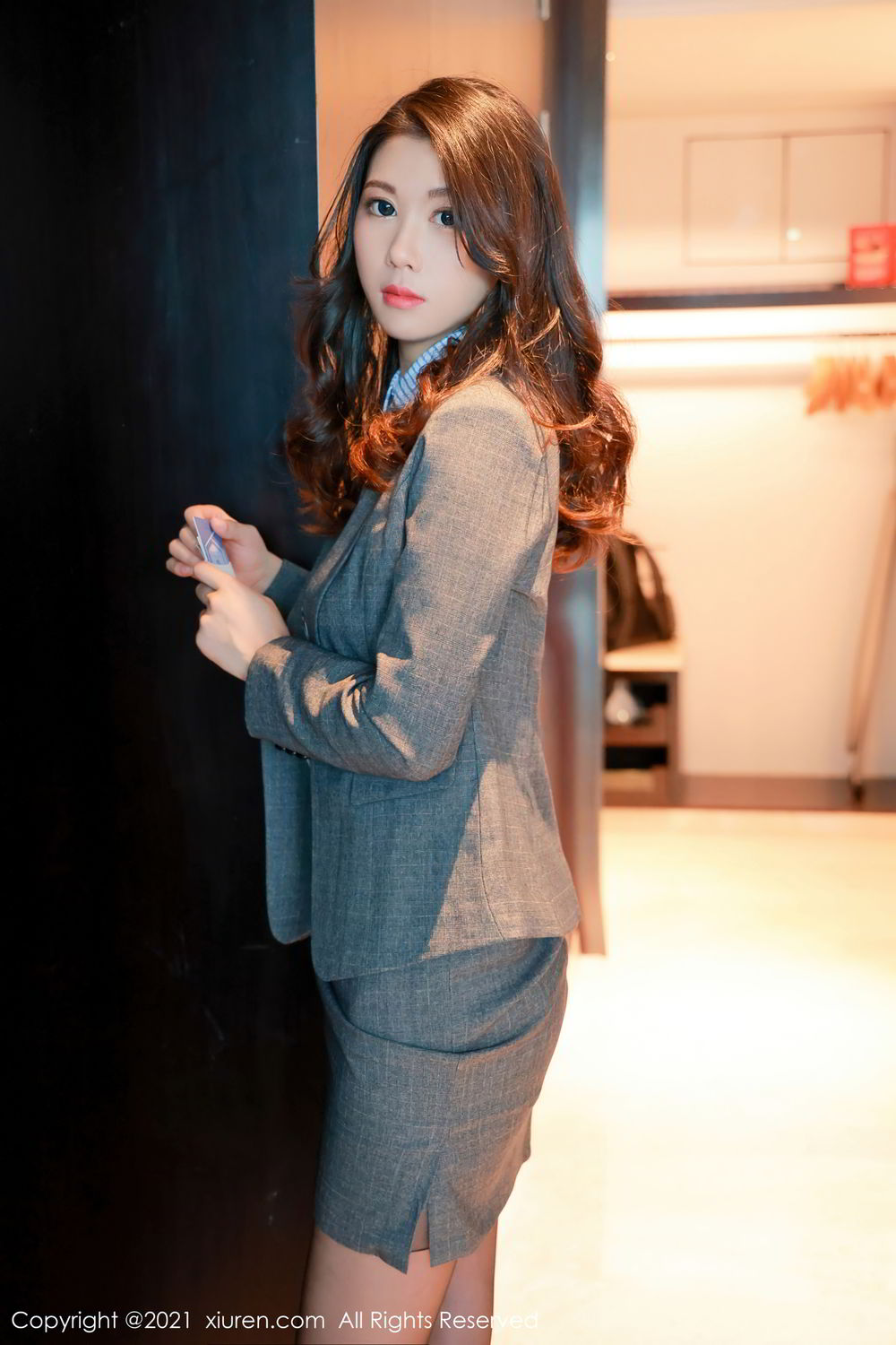 超高美女李雅柔 拿外卖剧情主题