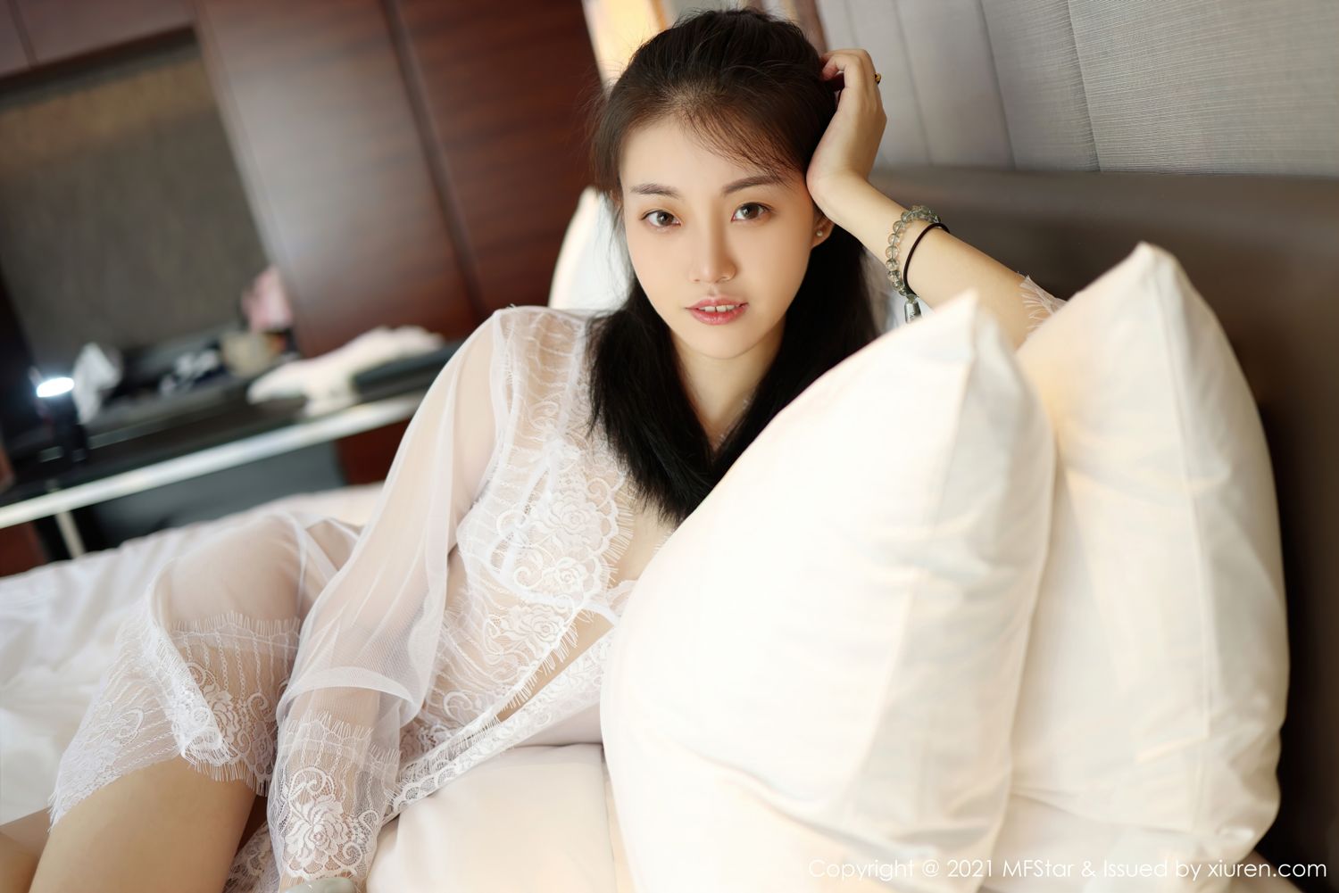 新人模特一颗甜蛋黄 居家女友睡衣系列