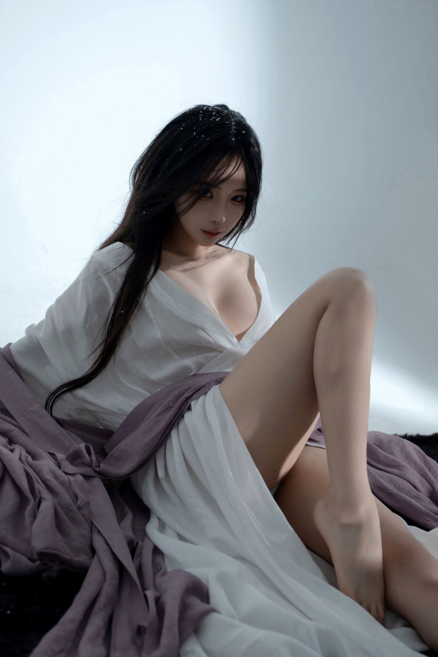 蠢沫沫-妲己 古风仙侠汉服Cosplay写真 绝美清冷妖姬 无圣光大尺度