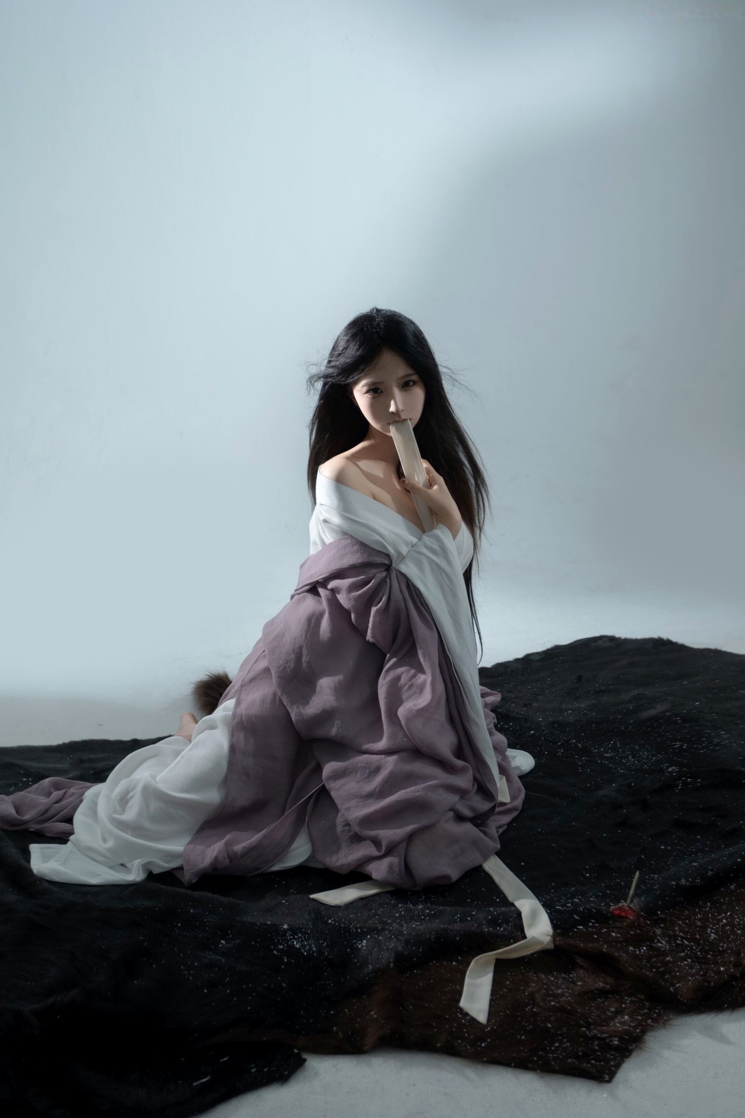 蠢沫沫-妲己 古风仙侠汉服Cosplay写真 绝美清冷妖姬 无圣光大尺度