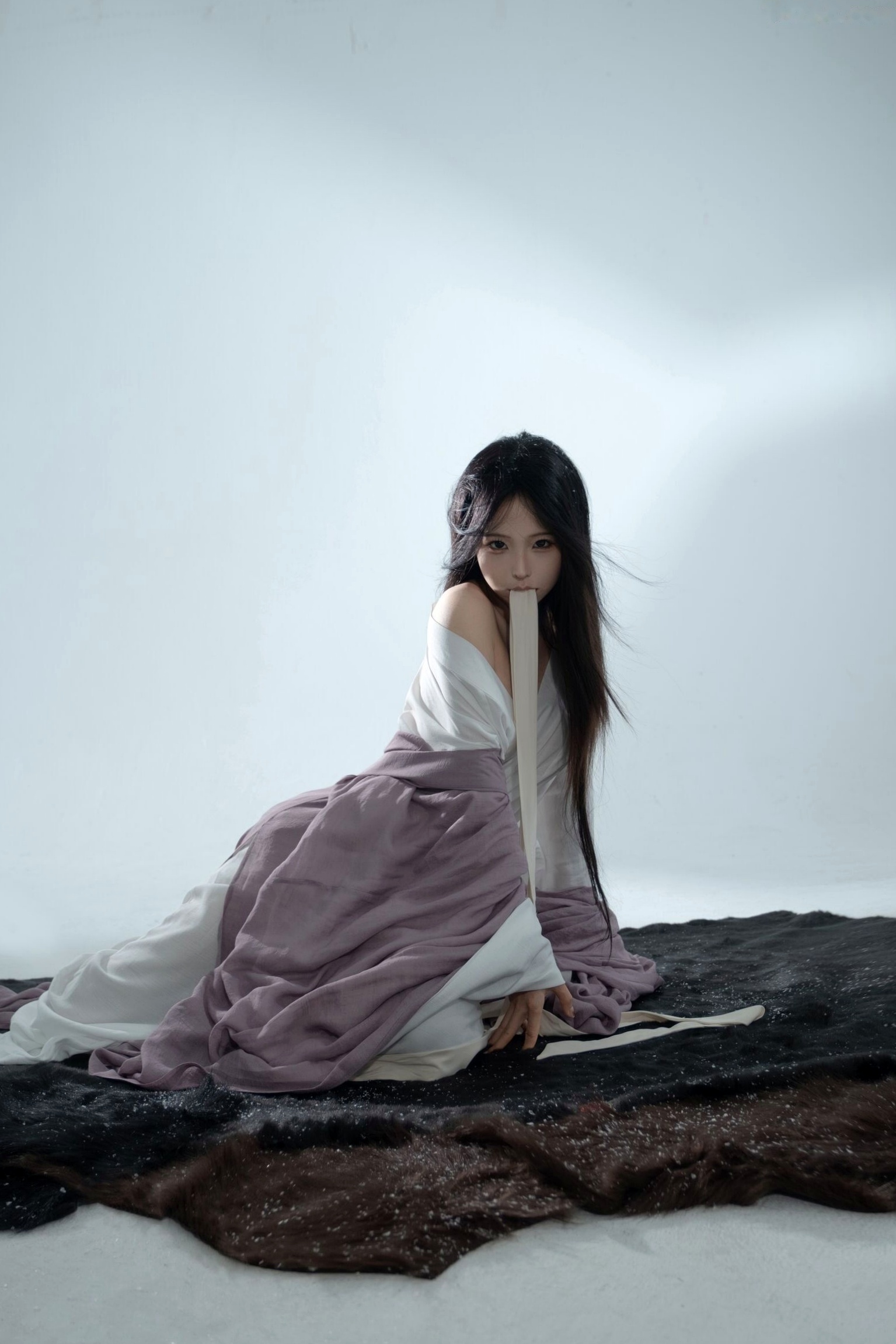 蠢沫沫-妲己 古风仙侠汉服Cosplay写真 绝美清冷妖姬 无圣光大尺度