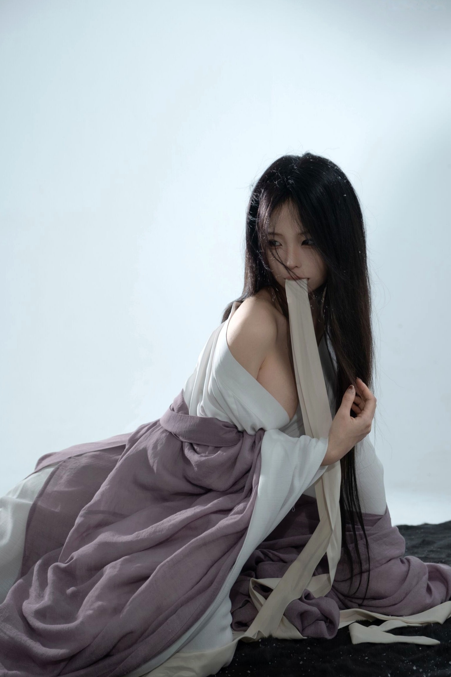 蠢沫沫-妲己 古风仙侠汉服Cosplay写真 绝美清冷妖姬 无圣光大尺度