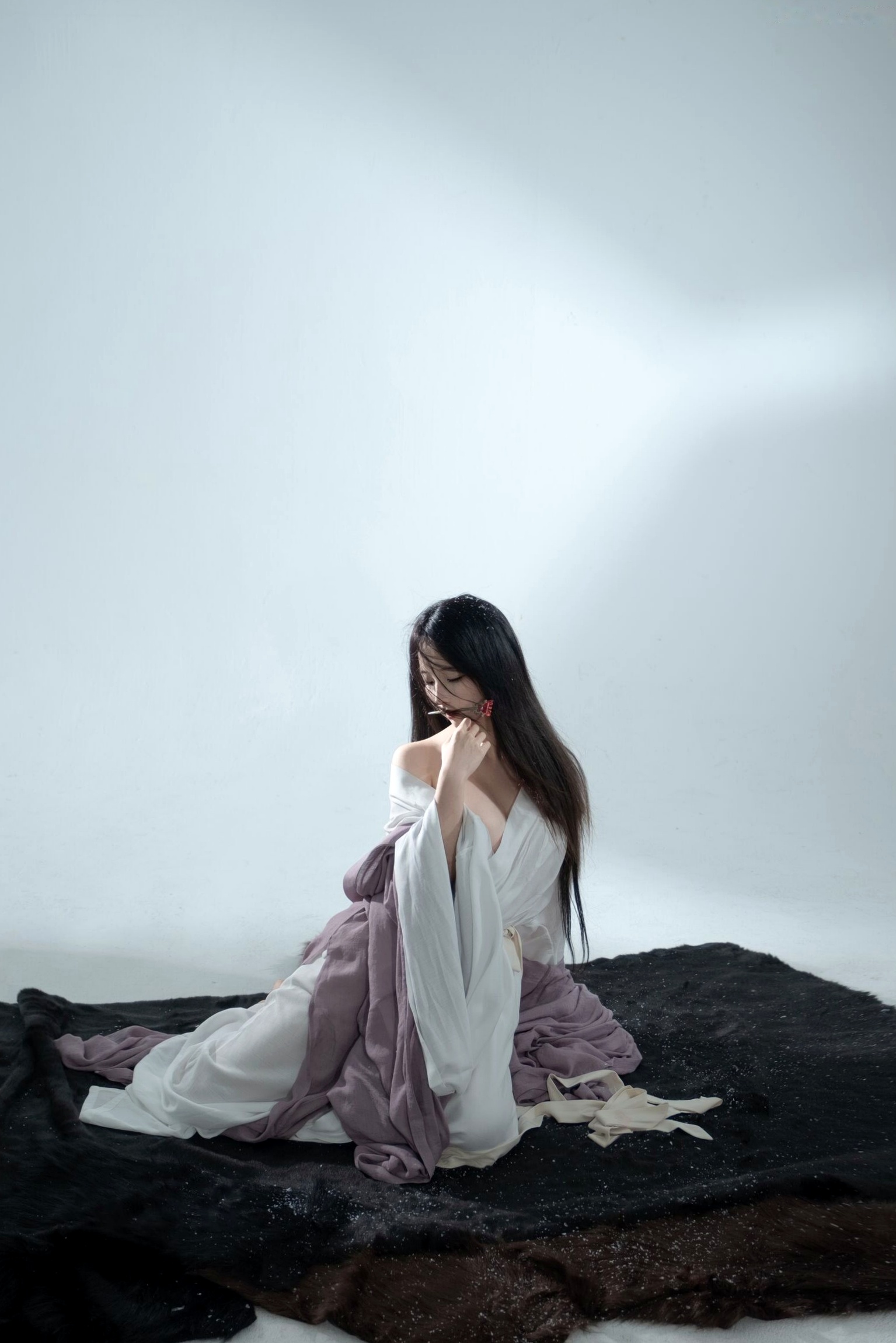 蠢沫沫-妲己 古风仙侠汉服Cosplay写真 绝美清冷妖姬 无圣光大尺度