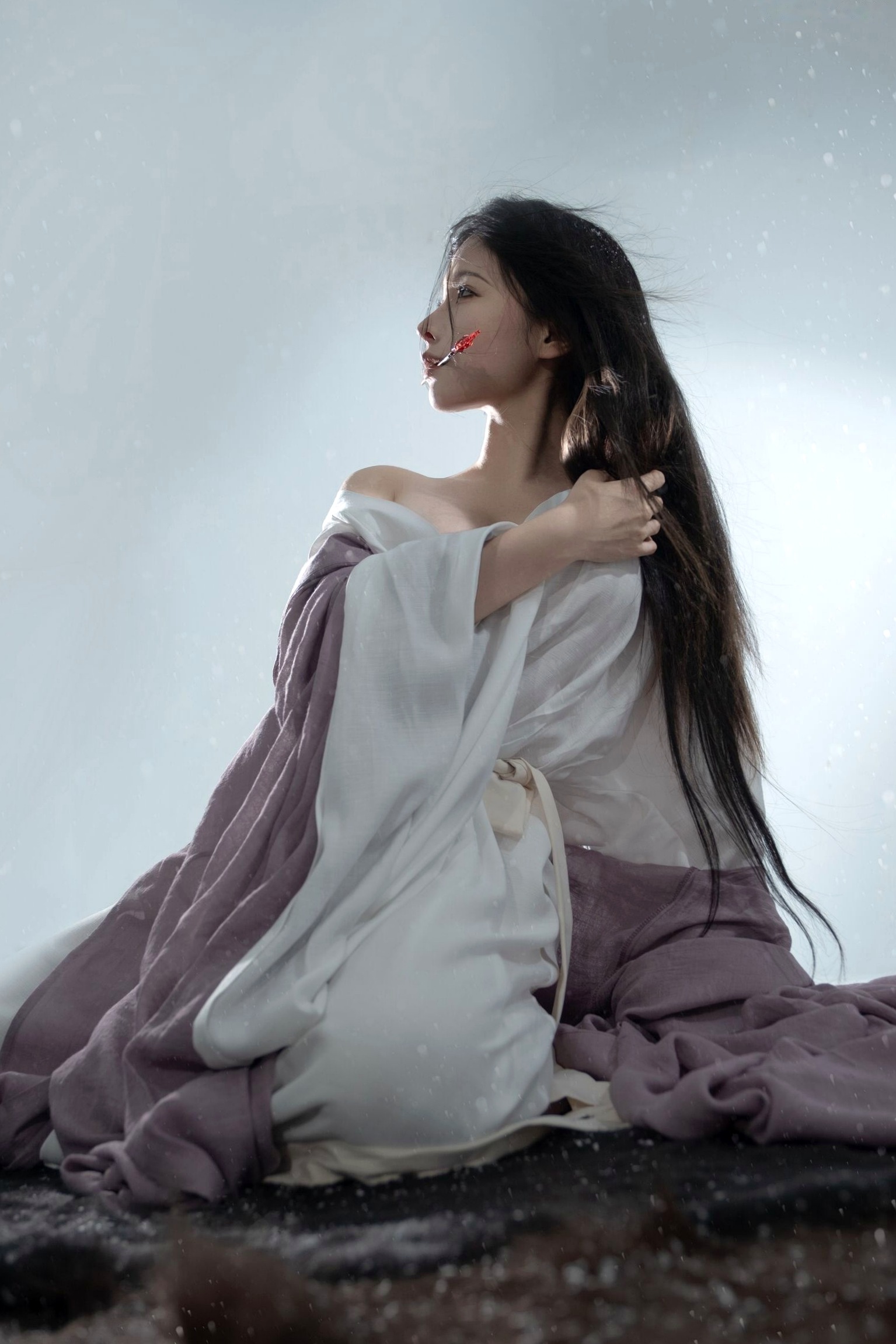 蠢沫沫-妲己 古风仙侠汉服Cosplay写真 绝美清冷妖姬 无圣光大尺度