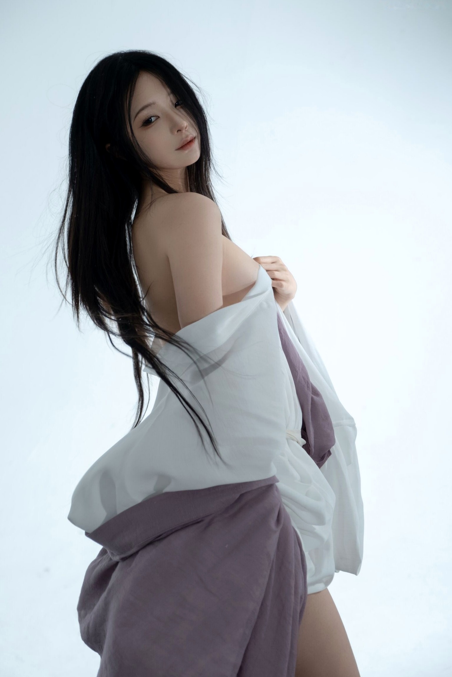 蠢沫沫-妲己 古风仙侠汉服Cosplay写真 绝美清冷妖姬 无圣光大尺度