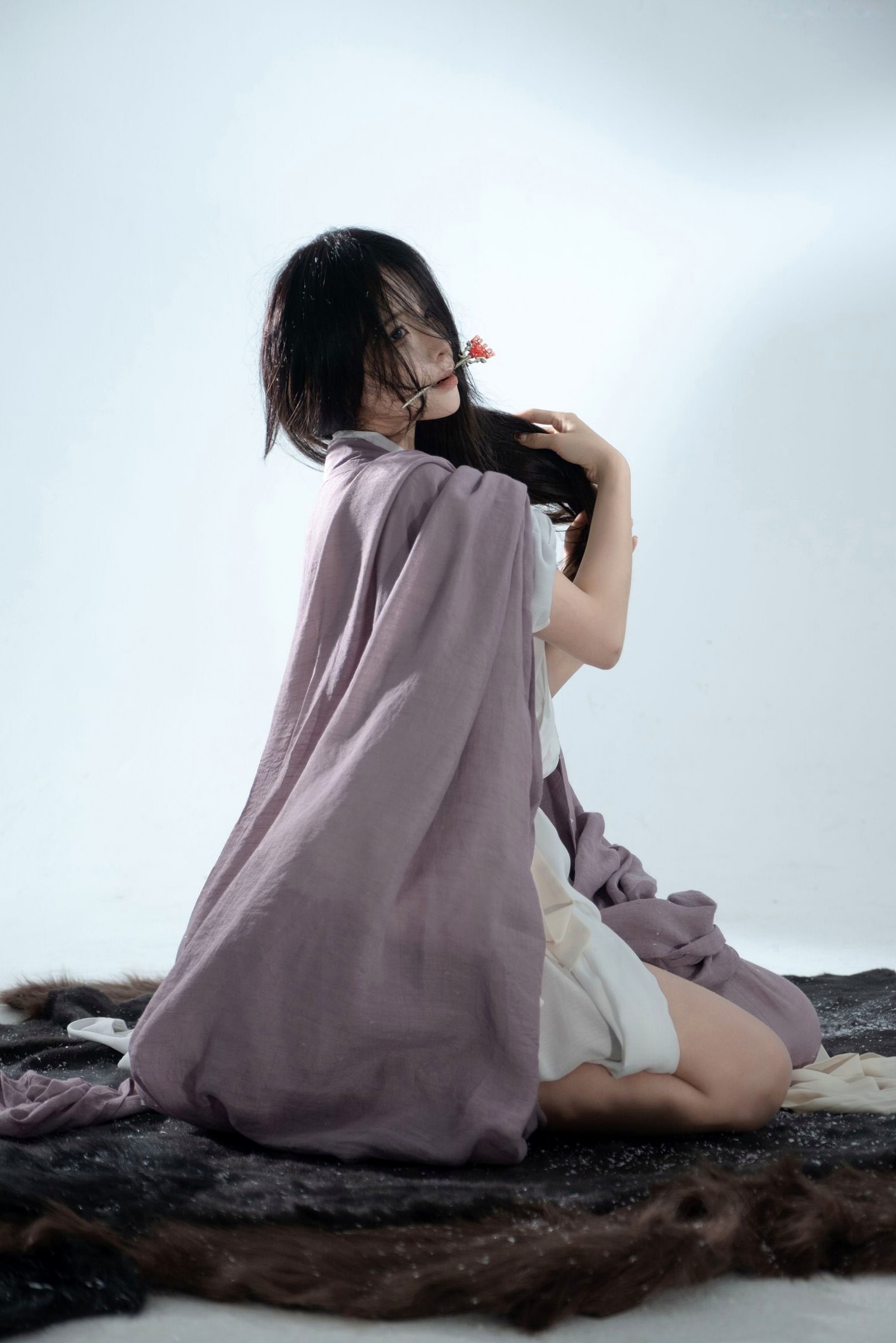 蠢沫沫-妲己 古风仙侠汉服Cosplay写真 绝美清冷妖姬 无圣光大尺度