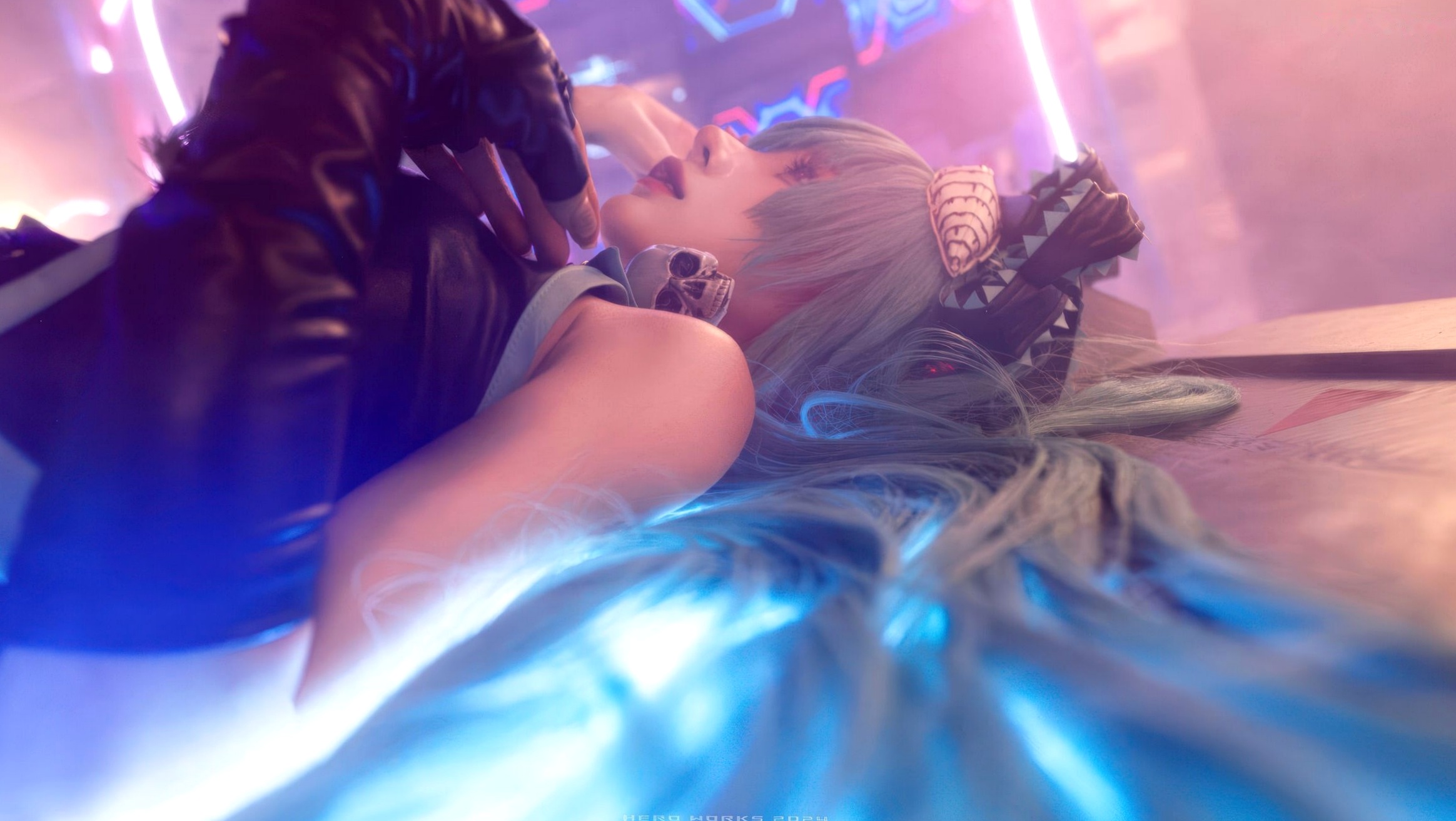 蠢沫沫 - 骸音 赛博朋克暗黑风 Cosplay 性感写真