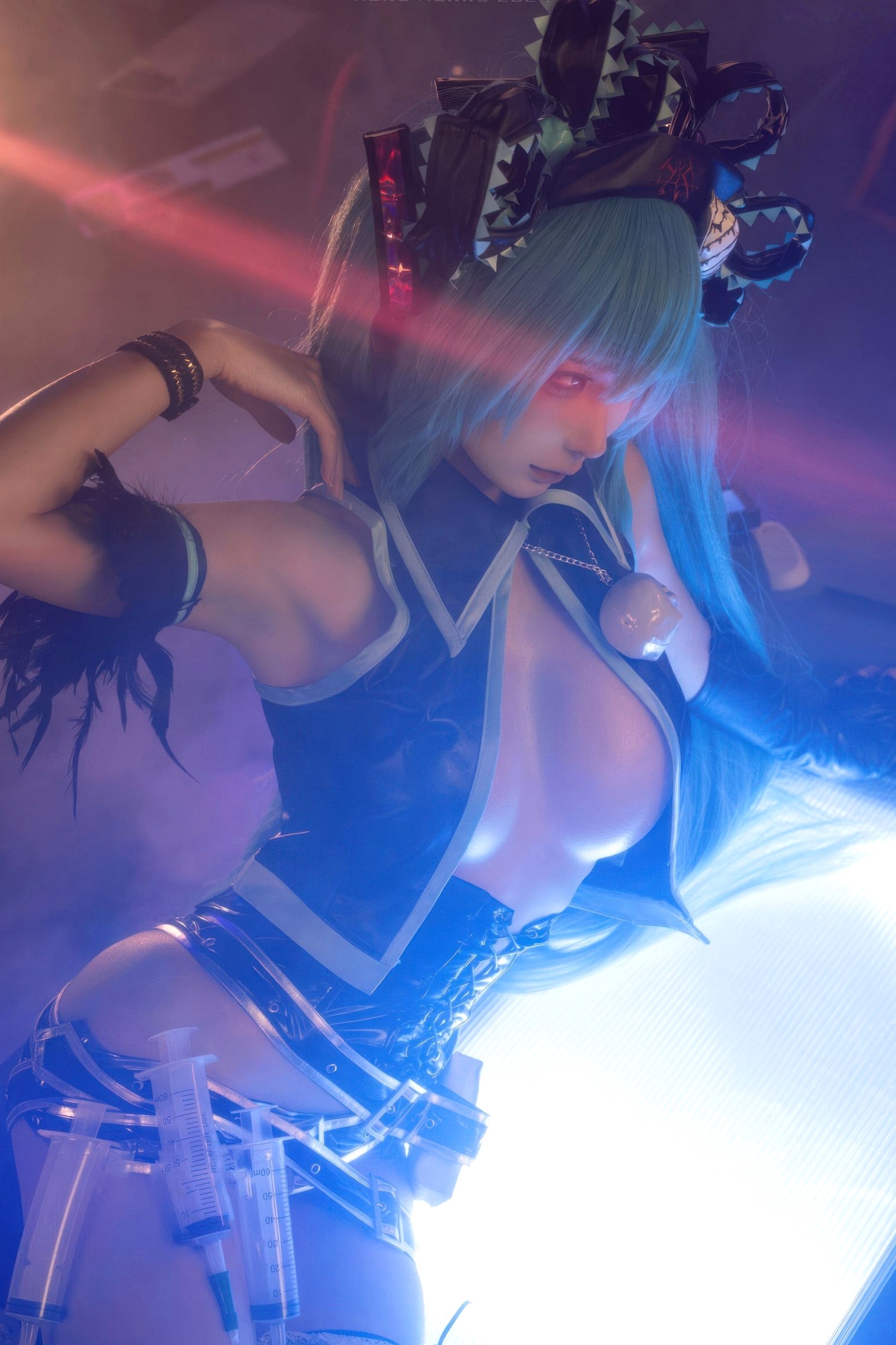 蠢沫沫 - 骸音 赛博朋克暗黑风 Cosplay 性感写真