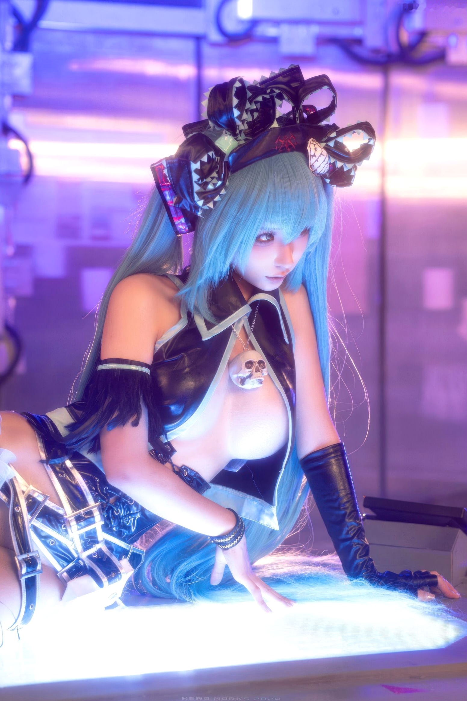 蠢沫沫 - 骸音 赛博朋克暗黑风 Cosplay 性感写真