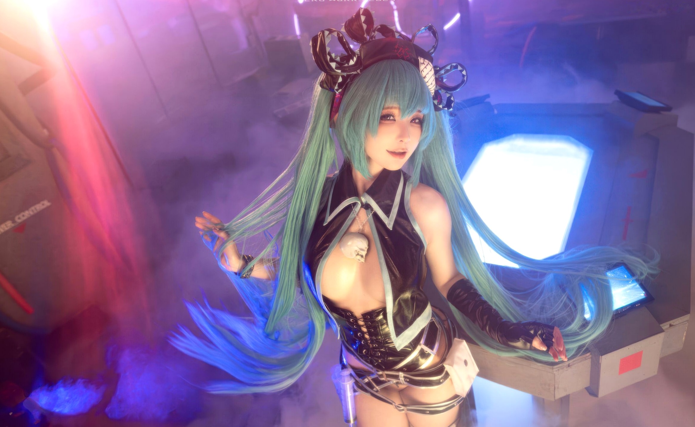 蠢沫沫 - 骸音 赛博朋克暗黑风 Cosplay 性感写真