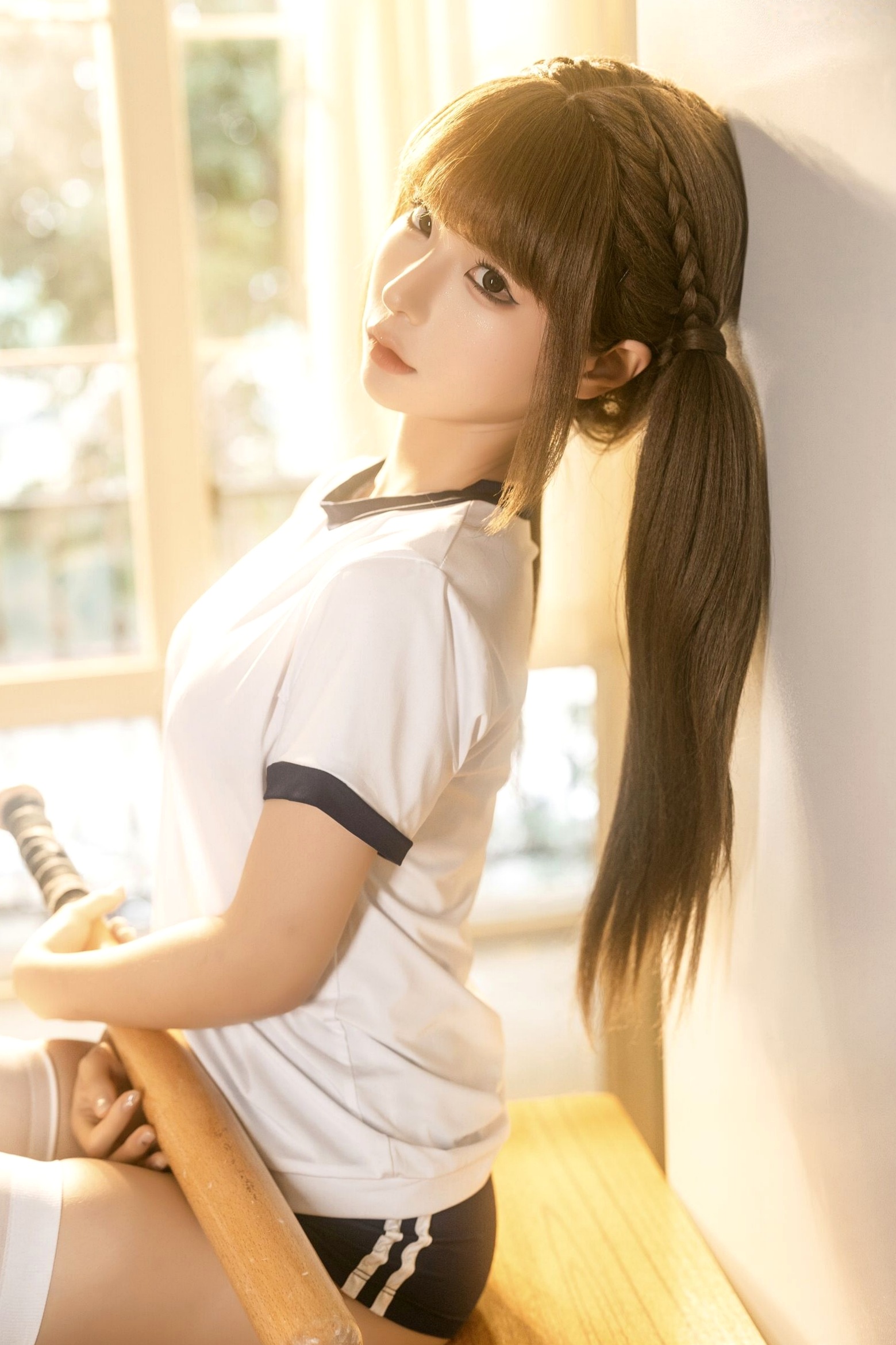 蠢沫沫-《体操室》日系体操服绳艺诱惑写真大尺度角色扮演