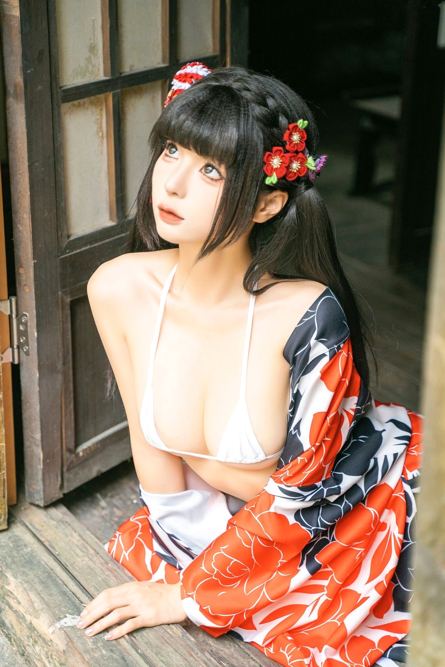 蠢沫沫-T2订阅1《祭》日式和服萌系性感私房写真