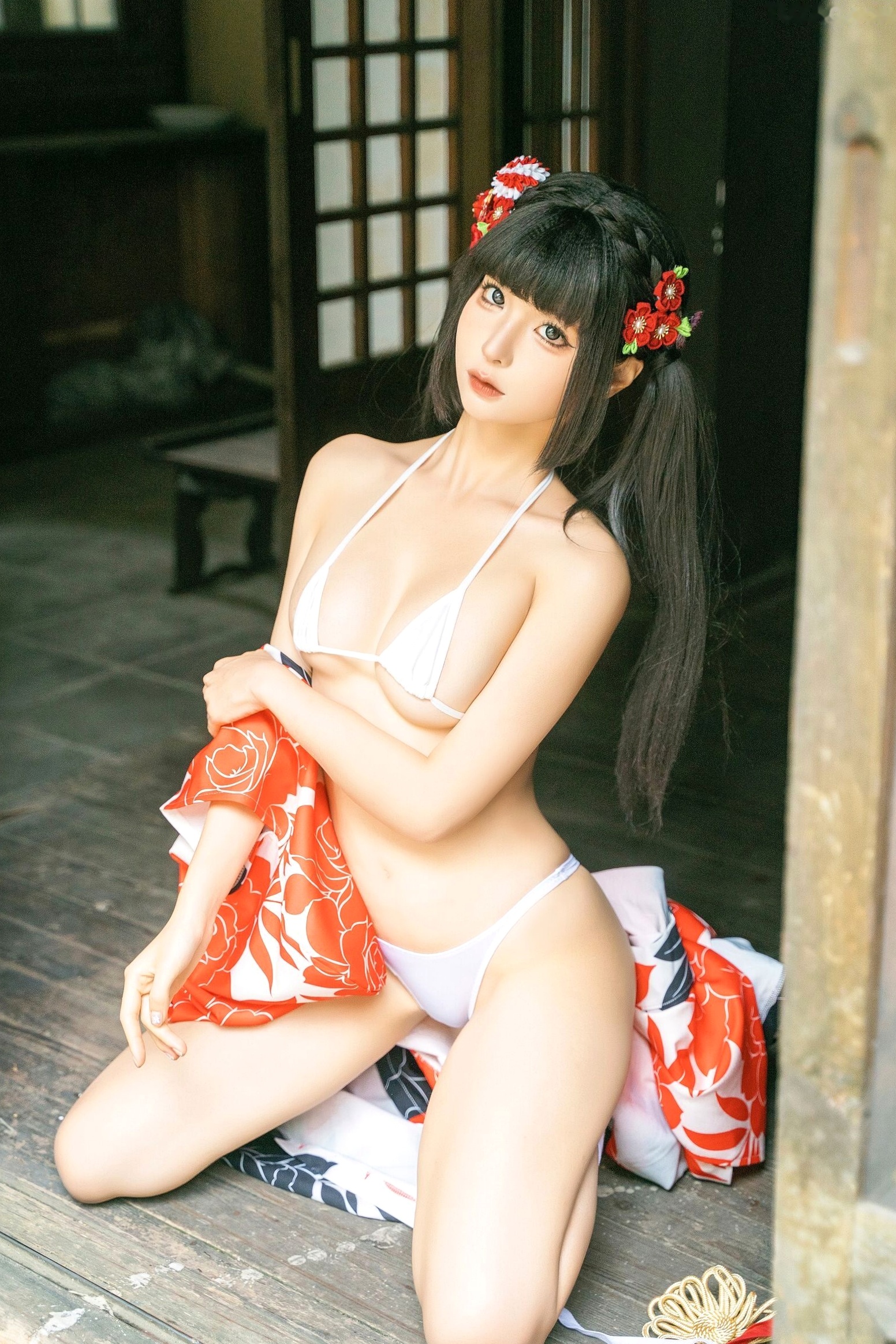 蠢沫沫-T2订阅1《祭》日式和服萌系性感私房写真