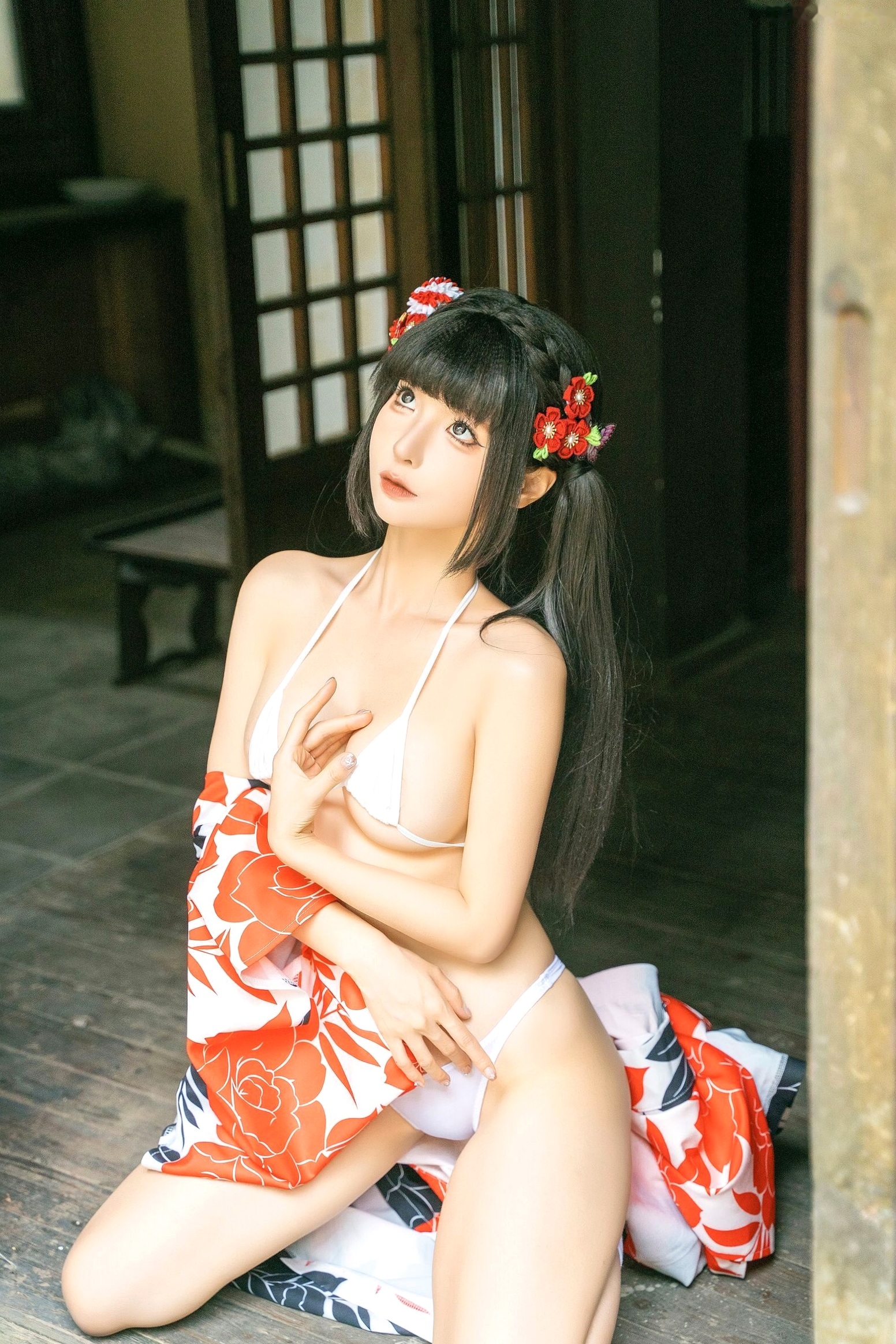 蠢沫沫-T2订阅1《祭》日式和服萌系性感私房写真