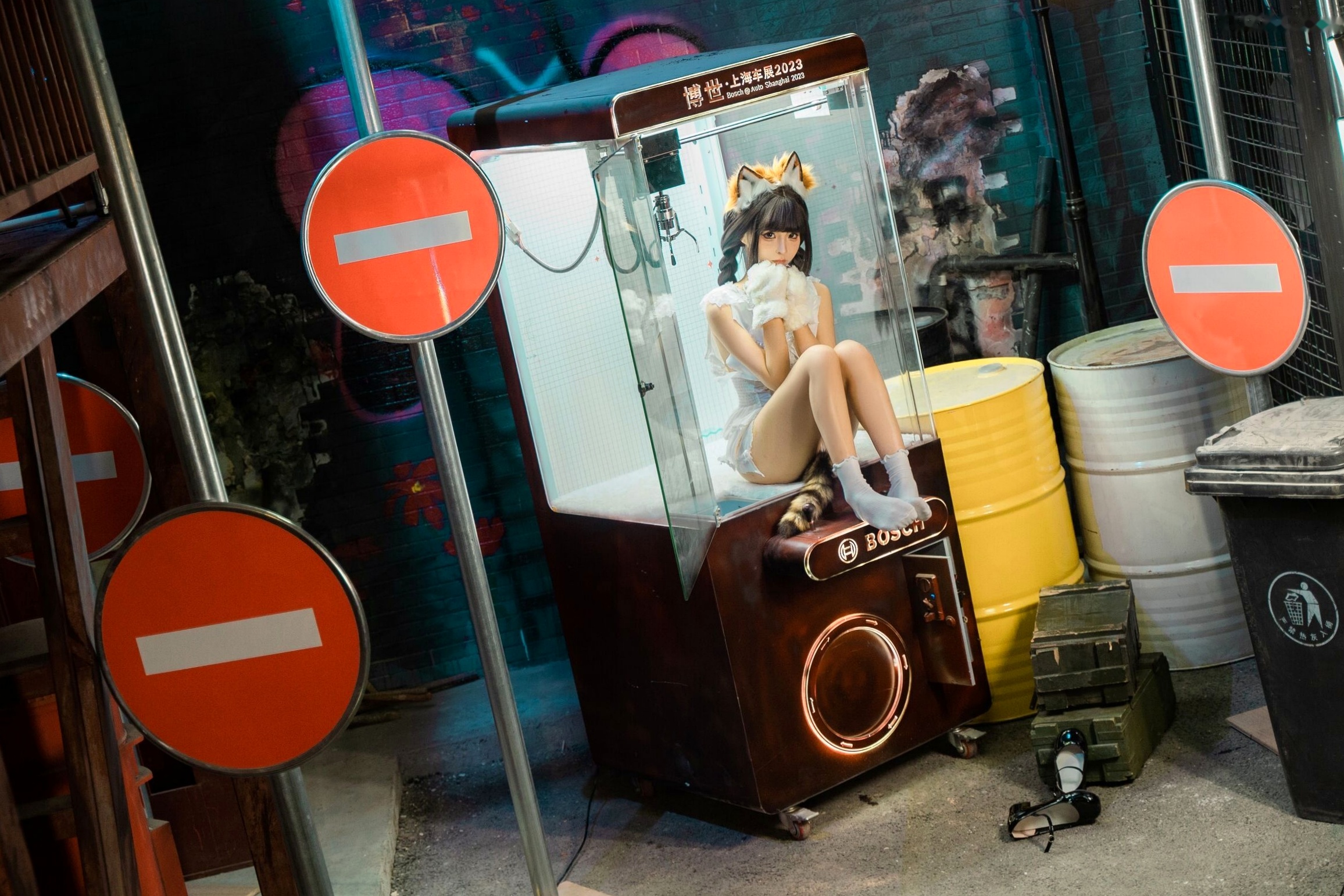 蠢沫沫《娃娃机》兽耳萌妹角色扮演写真 甜美性感诱惑私房