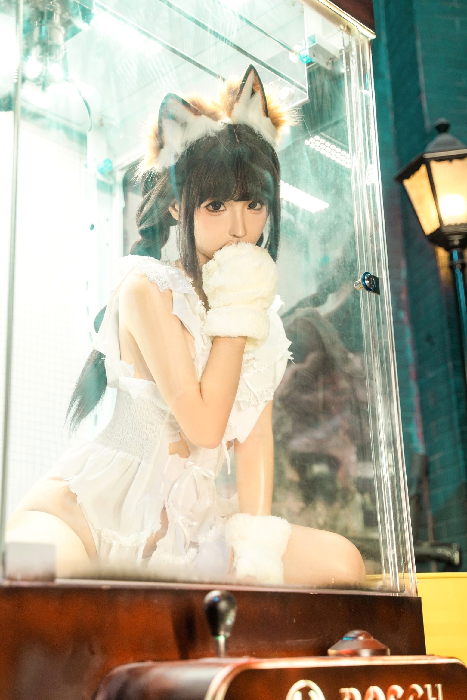 蠢沫沫《娃娃机》兽耳萌妹角色扮演写真 甜美性感诱惑私房