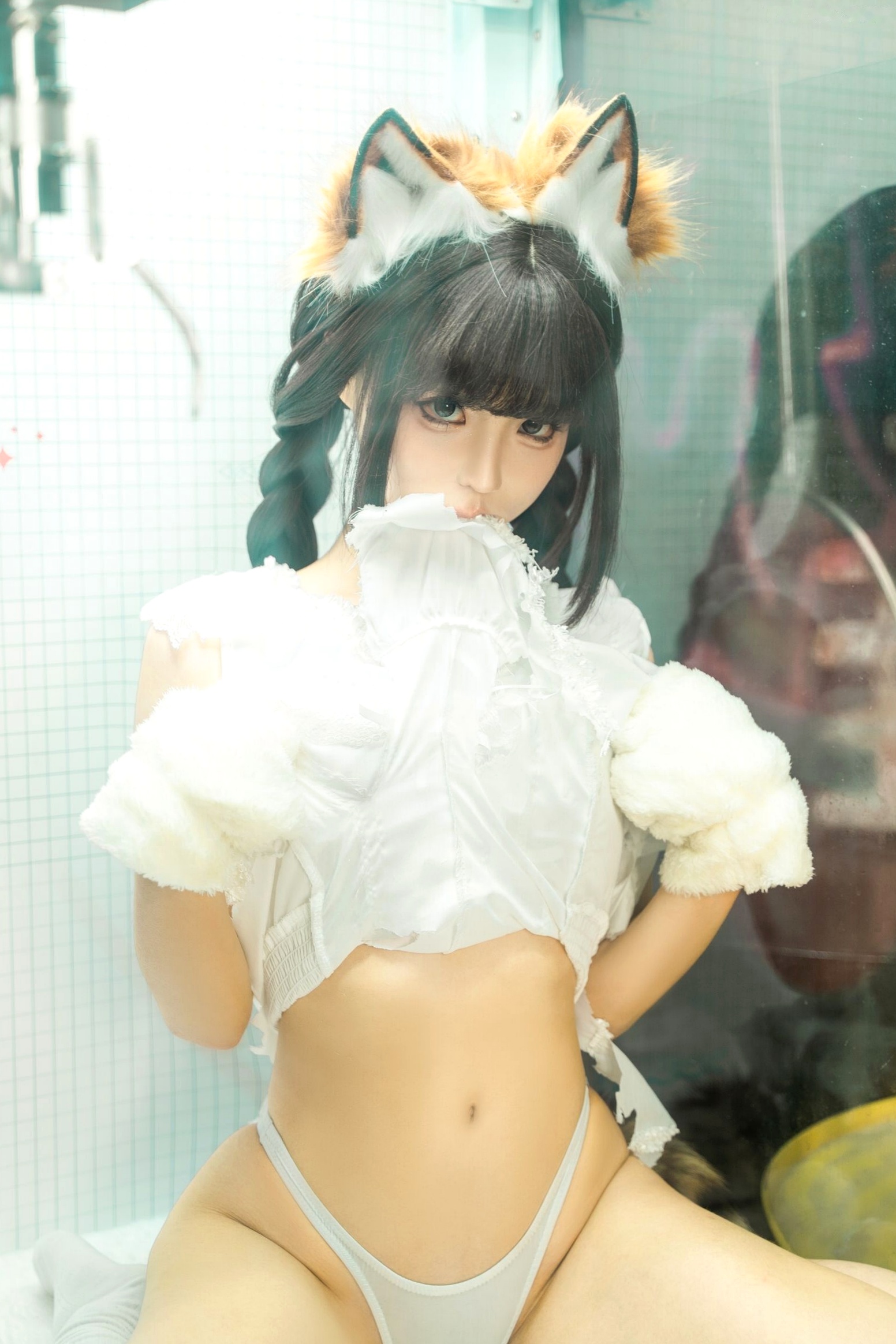 蠢沫沫《娃娃机》兽耳萌妹角色扮演写真 甜美性感诱惑私房