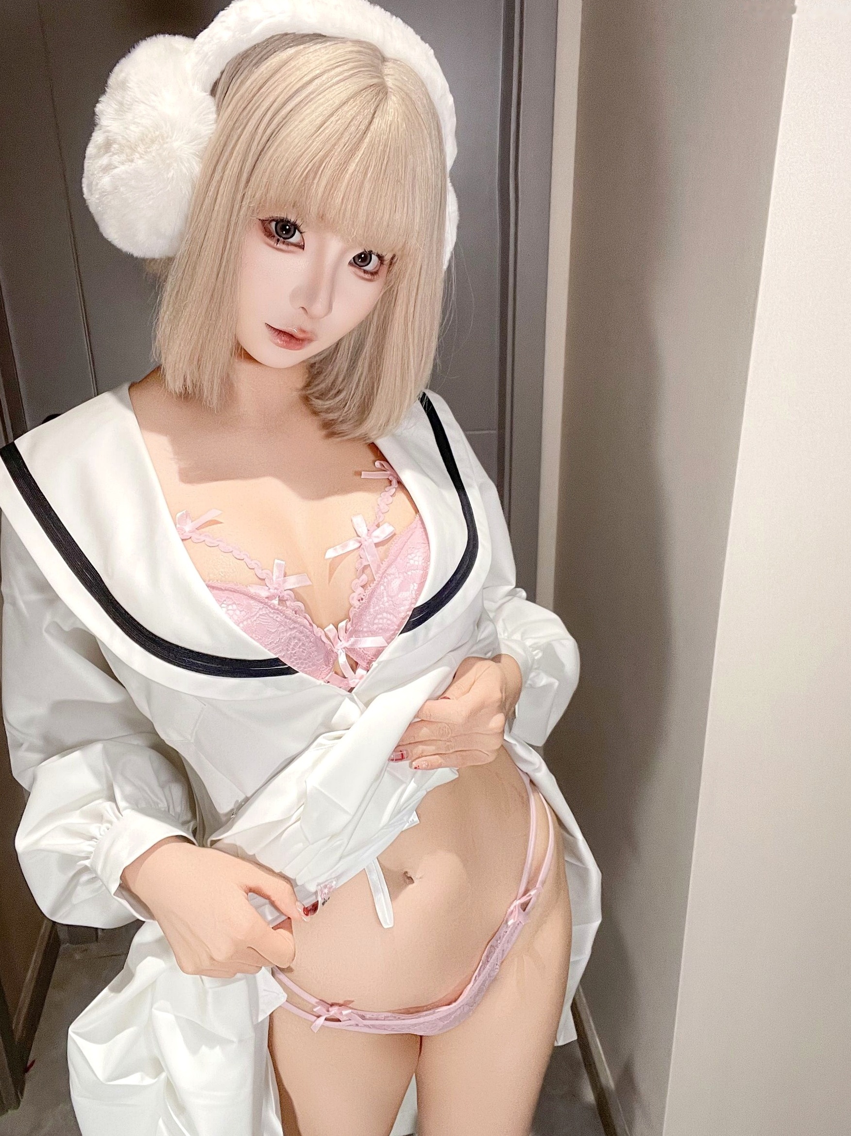 蠢沫沫-2025年6月朋友圈自拍合集 萌系猫耳性感Cosplay私房美图