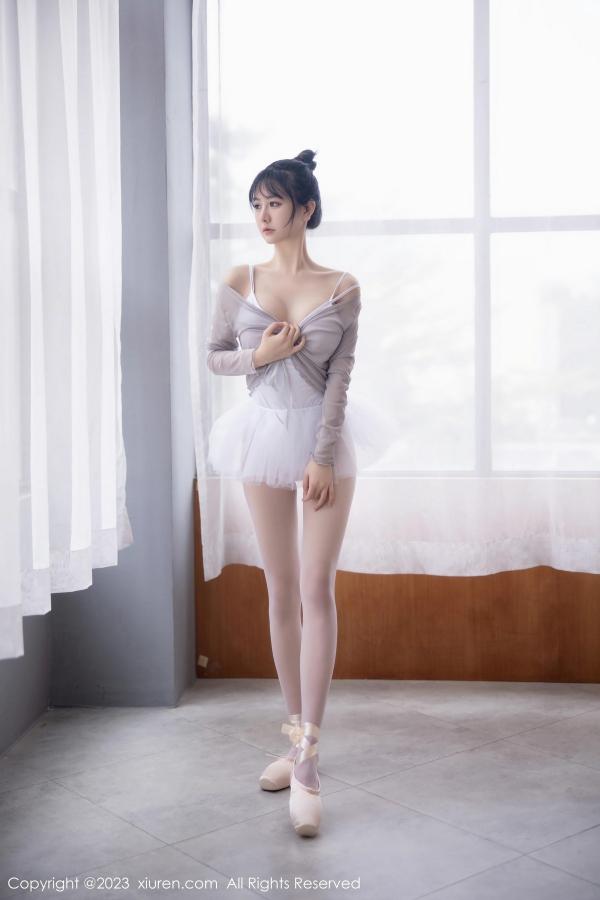   [XiuRen]高清写真图 2023.04.18 No.6592 谢小蒽 芭蕾舞蹈第28张图片
