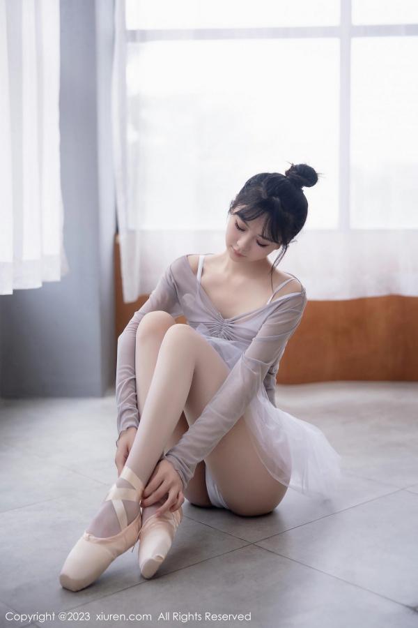   [XiuRen]高清写真图 2023.04.18 No.6592 谢小蒽 芭蕾舞蹈第30张图片