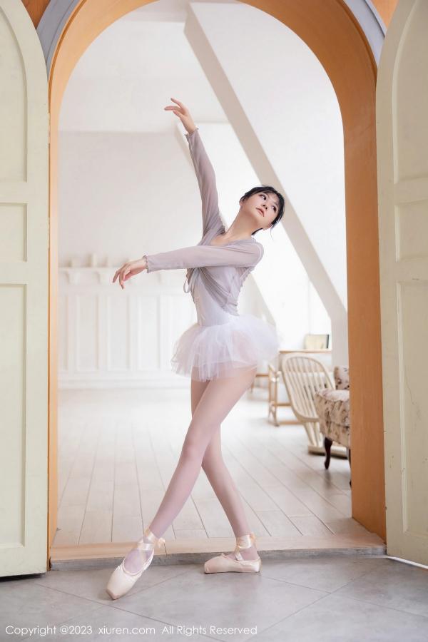   [XiuRen]高清写真图 2023.04.18 No.6592 谢小蒽 芭蕾舞蹈第33张图片