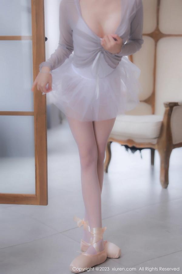   [XiuRen]高清写真图 2023.04.18 No.6592 谢小蒽 芭蕾舞蹈第37张图片