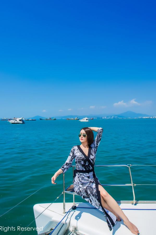 凯竹Vision 萌尤星凯竹 女神廿十三亚旅拍 海景邮轮美人相伴第1张图片