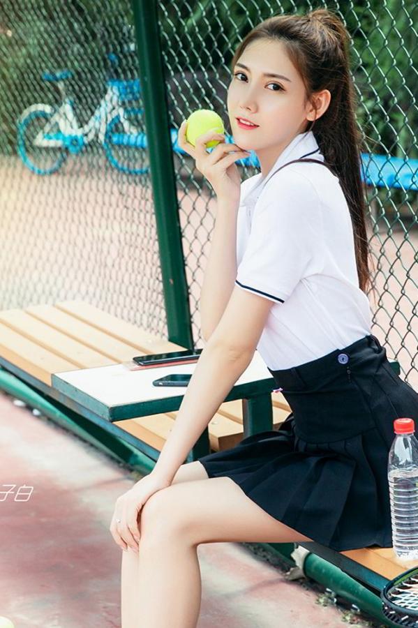冯雪娇SIR  [TouTiao头条女神]高清写真图 2019.07.13 我是网球美少女 莎伦第8张图片