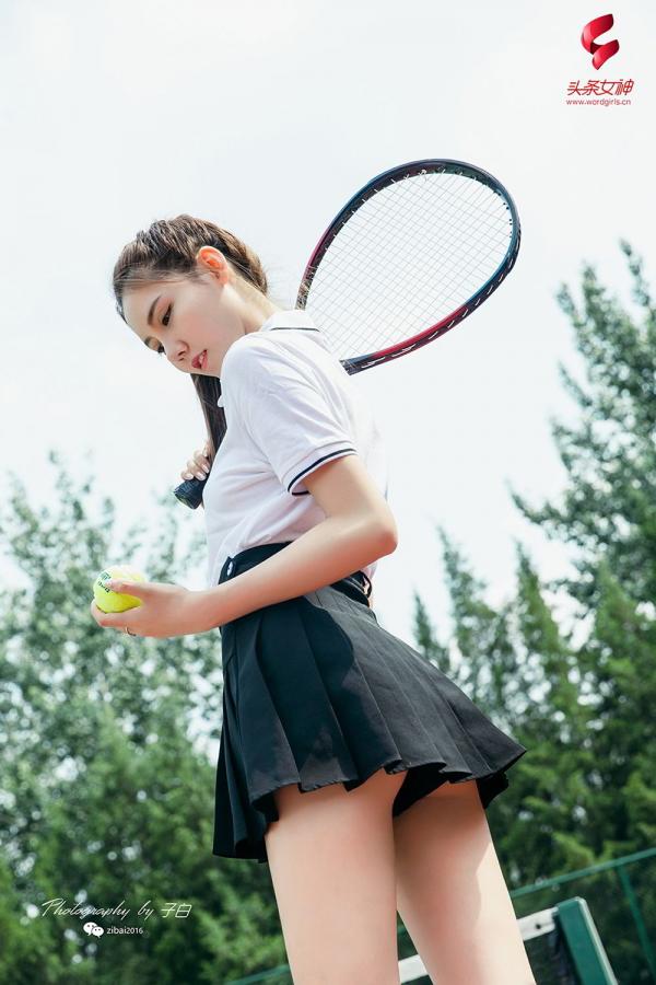 冯雪娇SIR  [TouTiao头条女神]高清写真图 2019.07.13 我是网球美少女 莎伦第9张图片