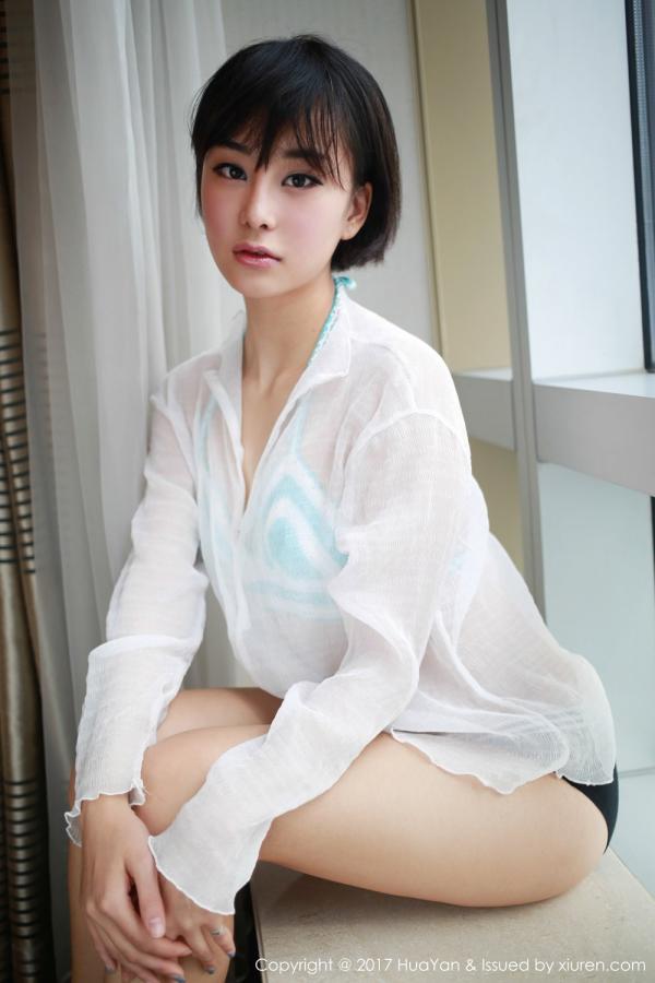 刘艺蕾  清新短发艺蕾 日系风班比跪第14张图片